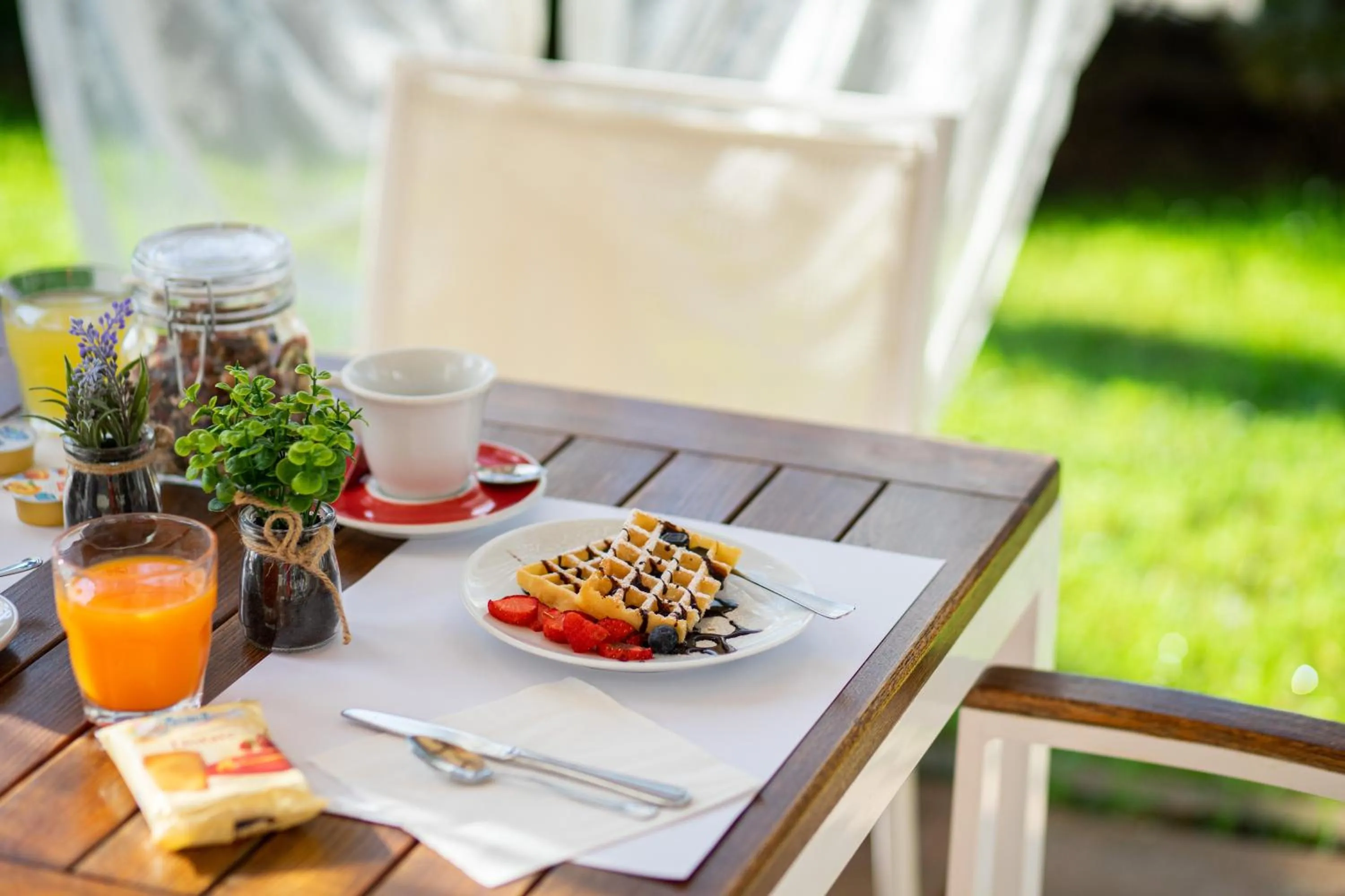 Garden in B&B Isabella