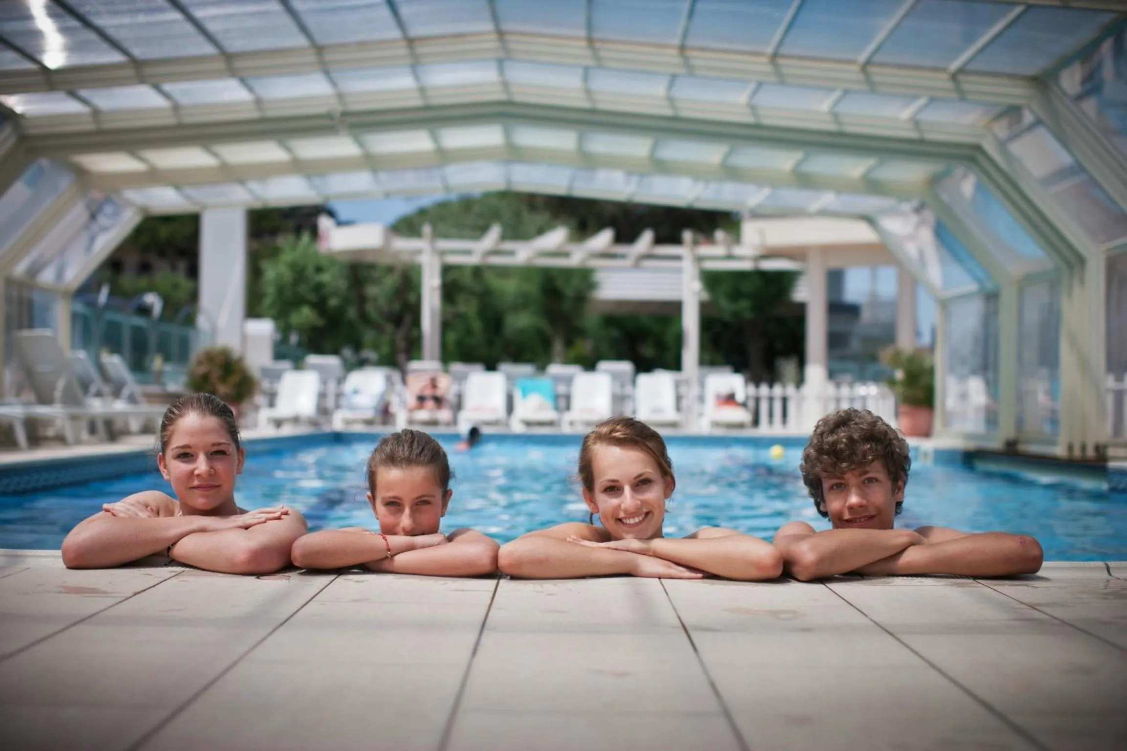 Swimming pool in B&B Isabella