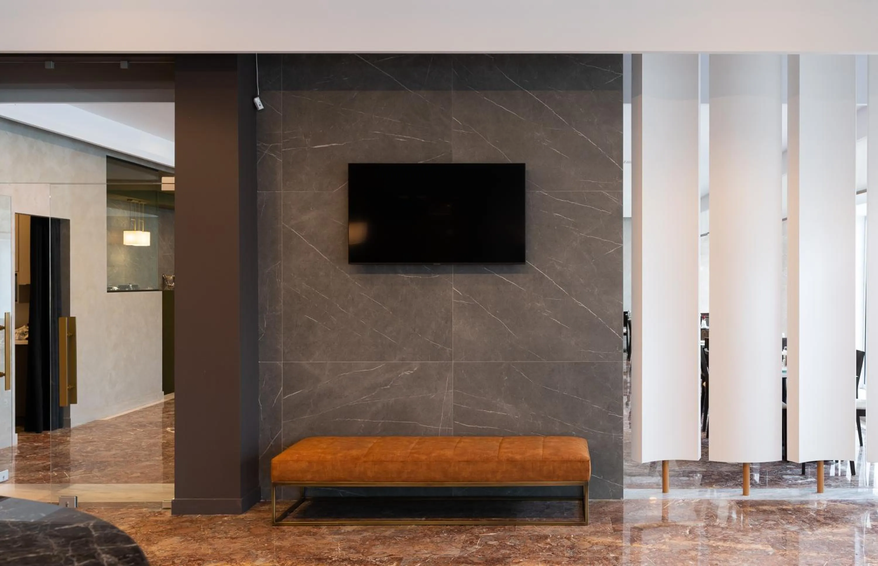 Lobby or reception in Nestos Hotel