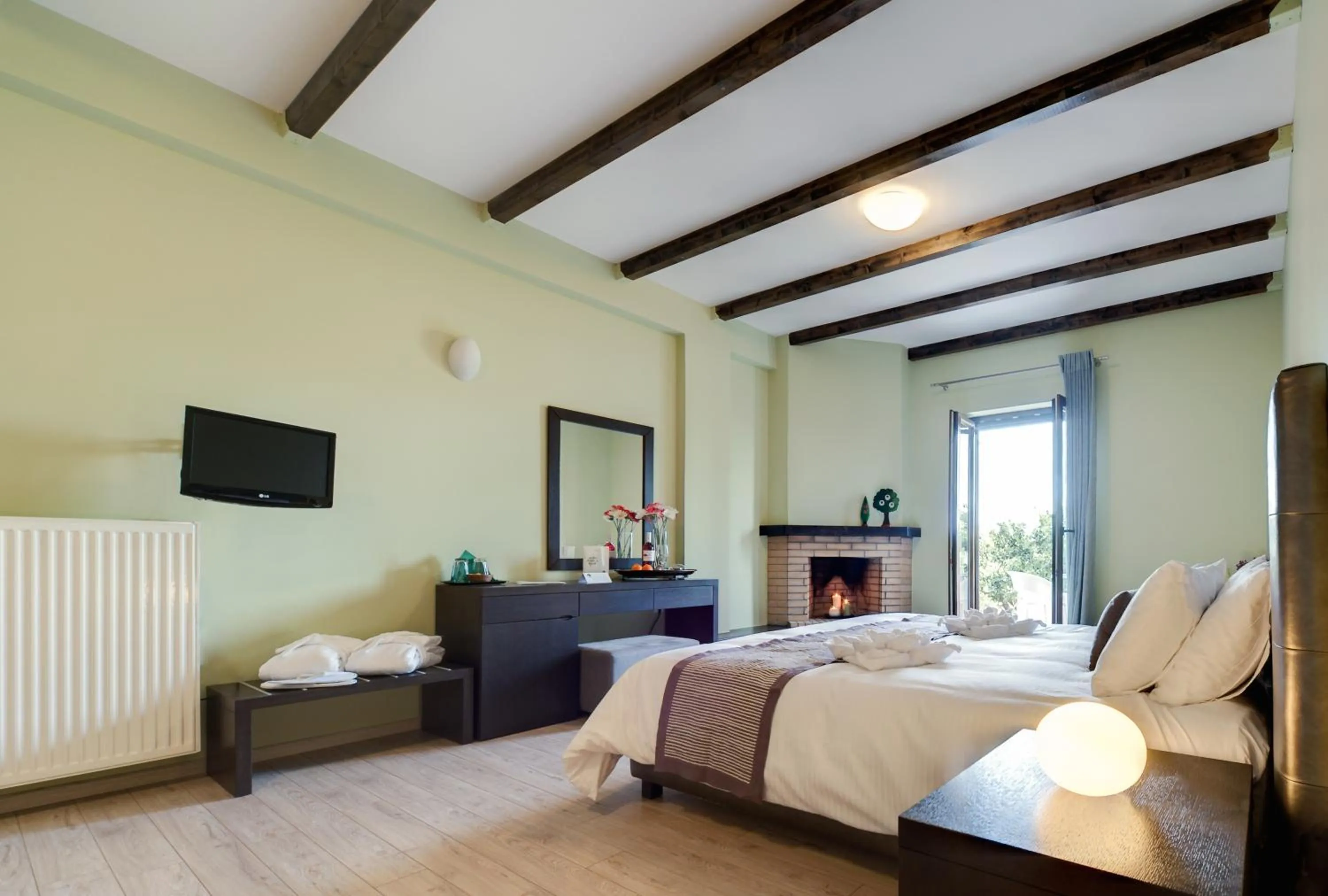 Decorative detail, Bed in Perivoli Country Hotel & Retreat