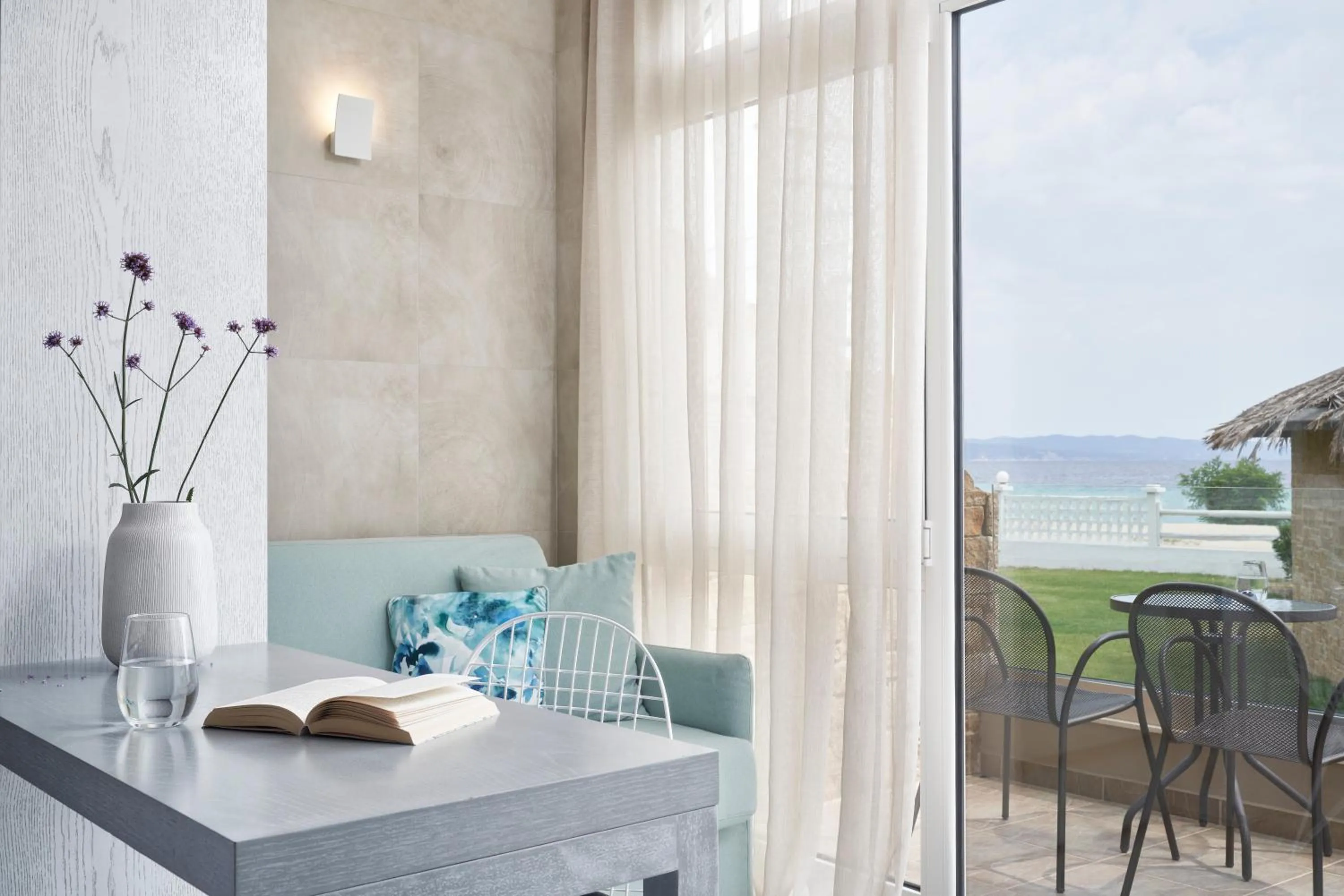 Sea view in Antigoni Seaside Resort