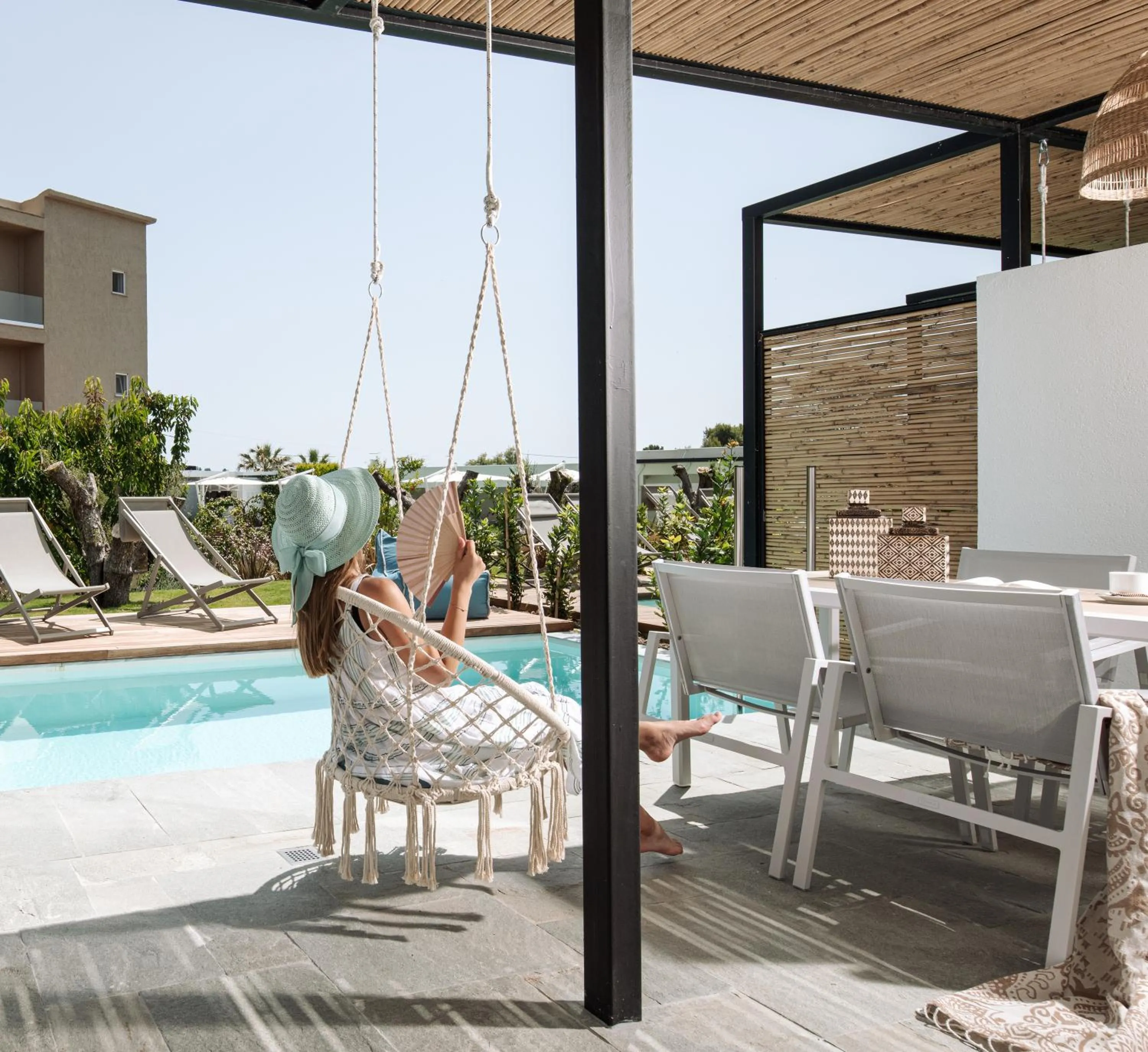 People in Antigoni Seaside Resort