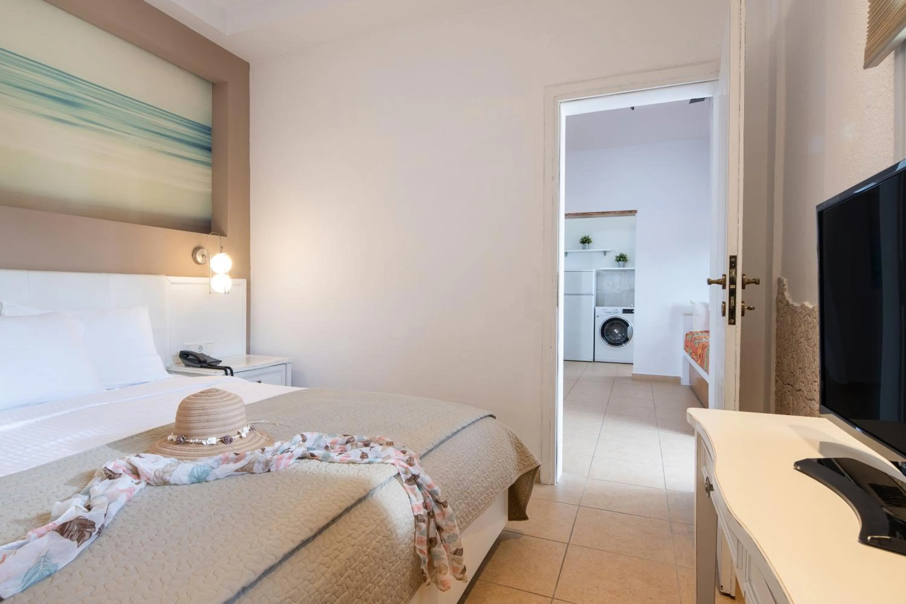 Bedroom, Bed in Antigoni Seaside Resort