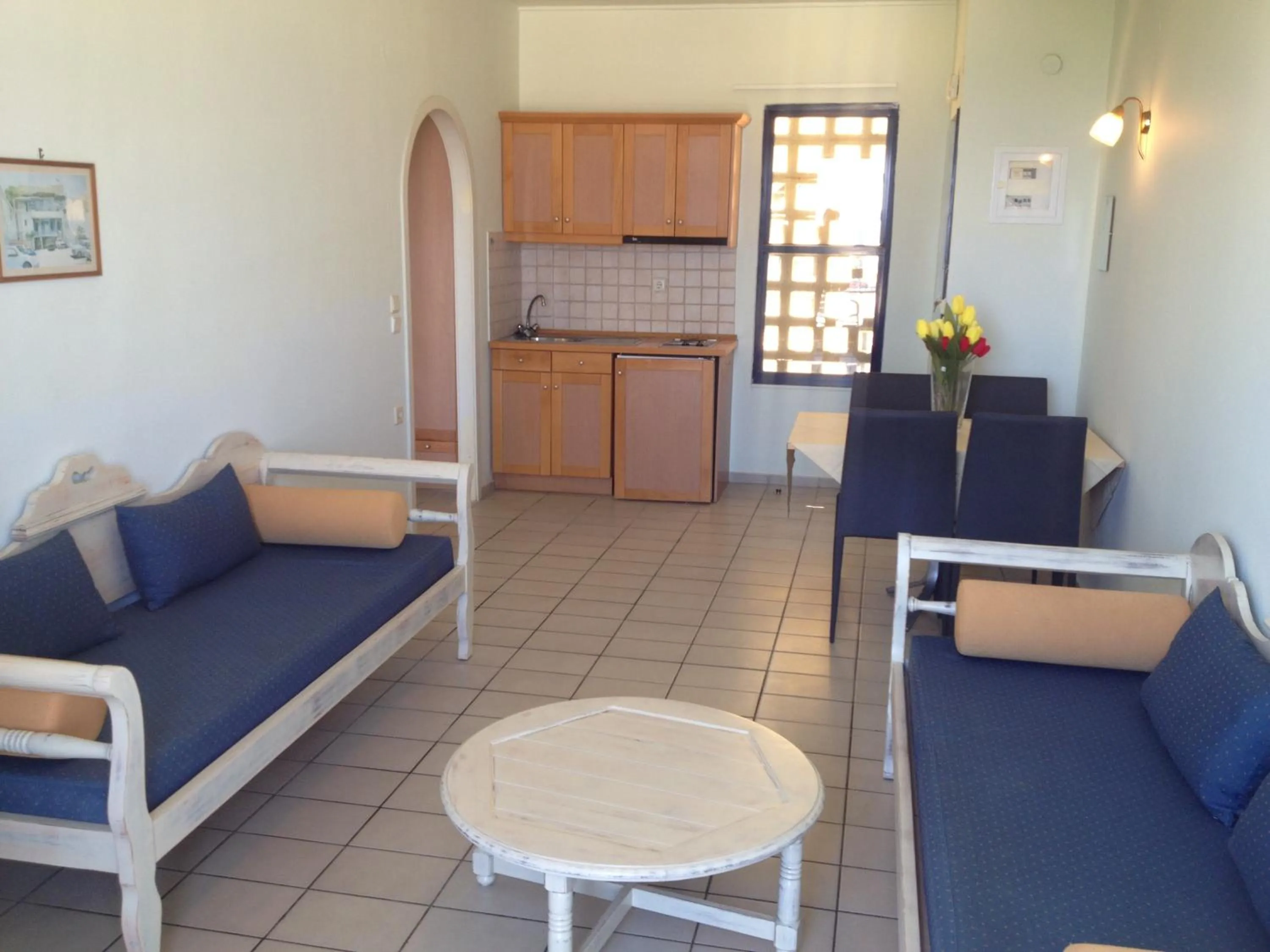 Seating area in Jason Hotel Apartments