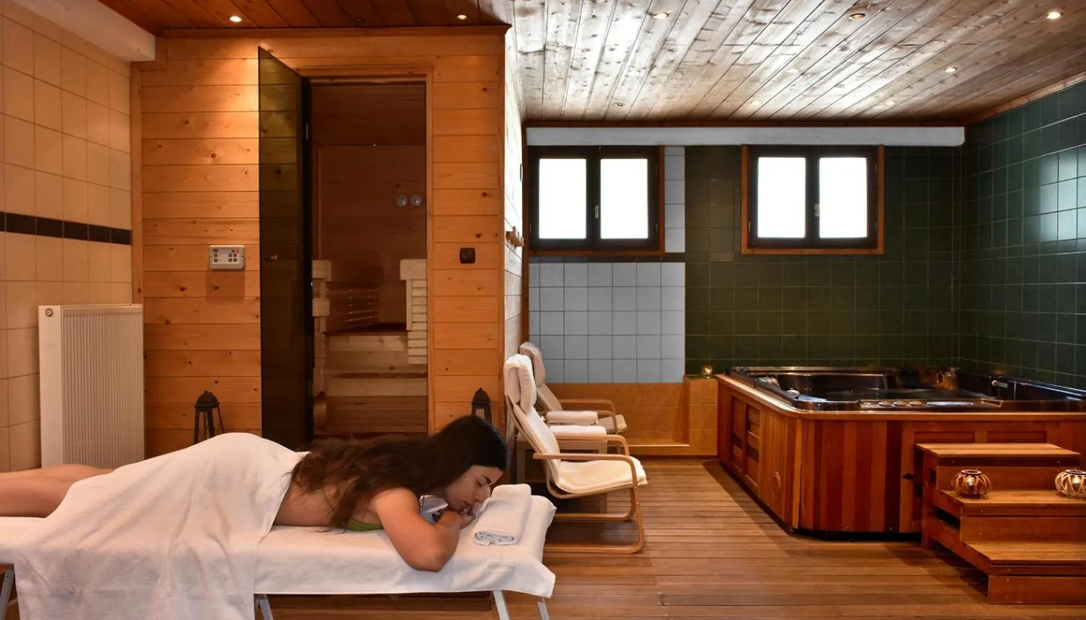 Sauna in Hotel Pelion Resort