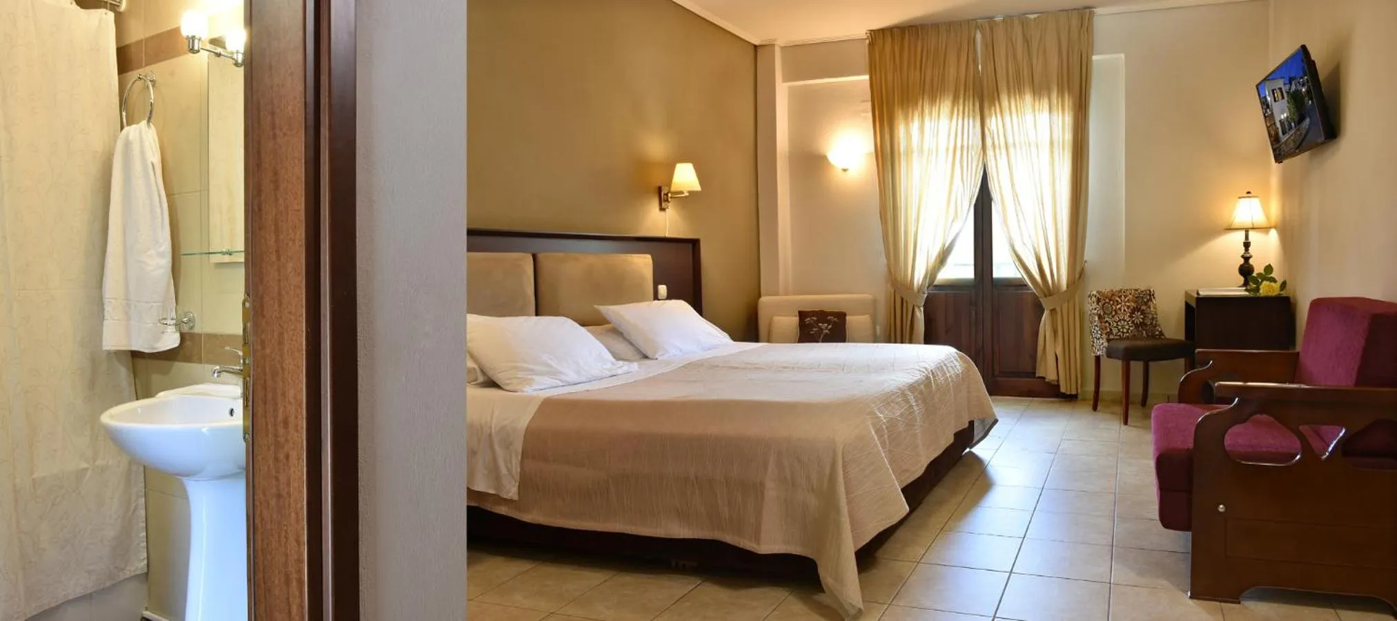 Photo of the whole room, Bed in Hotel Pelion Resort