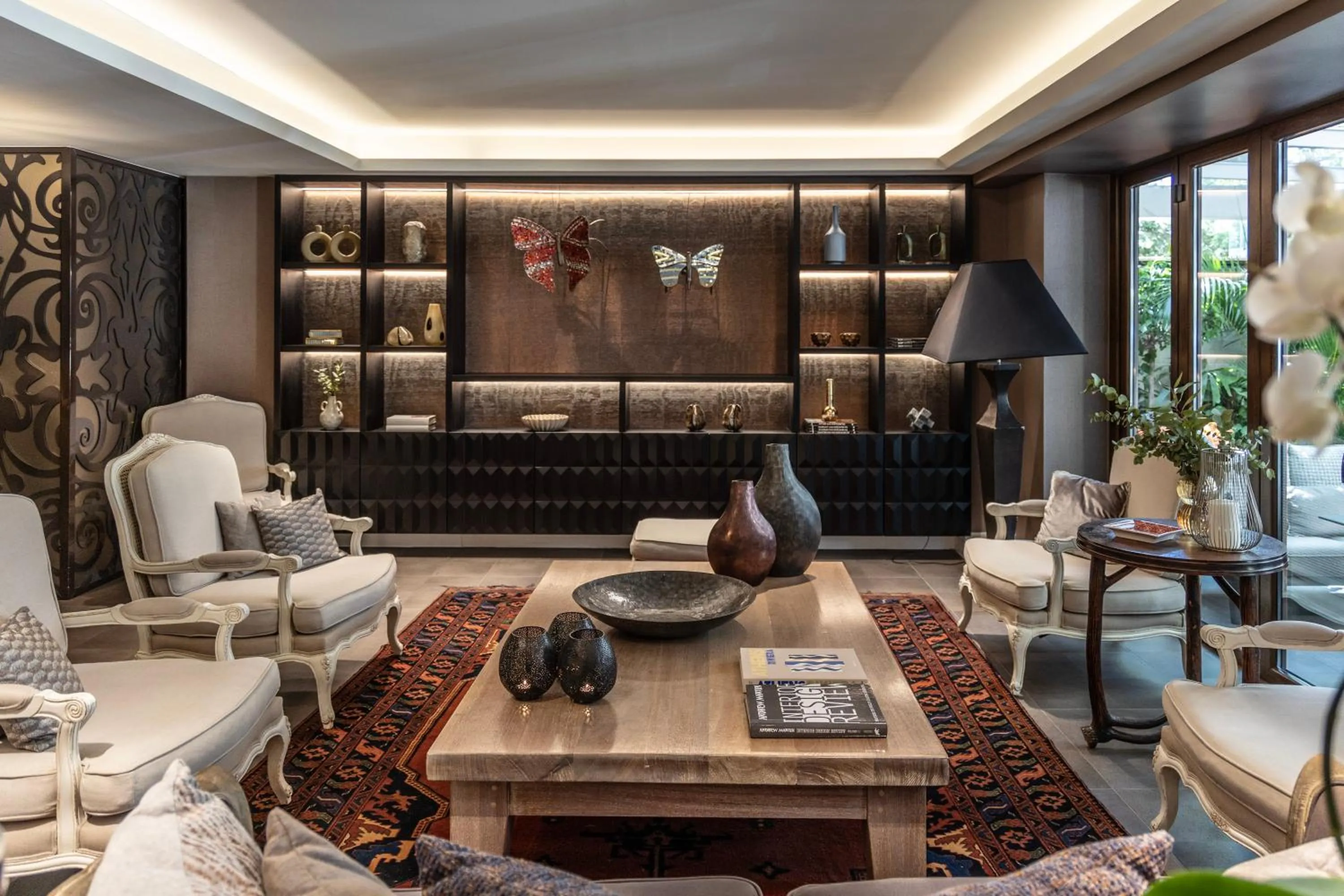 Seating area in The Y Hotel