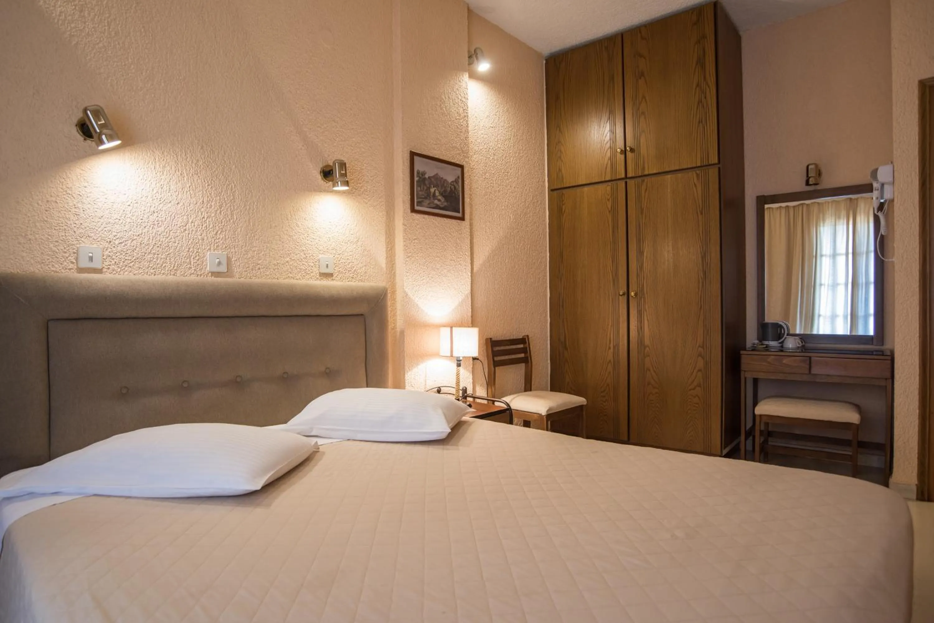 Bed in Olympic Hotel