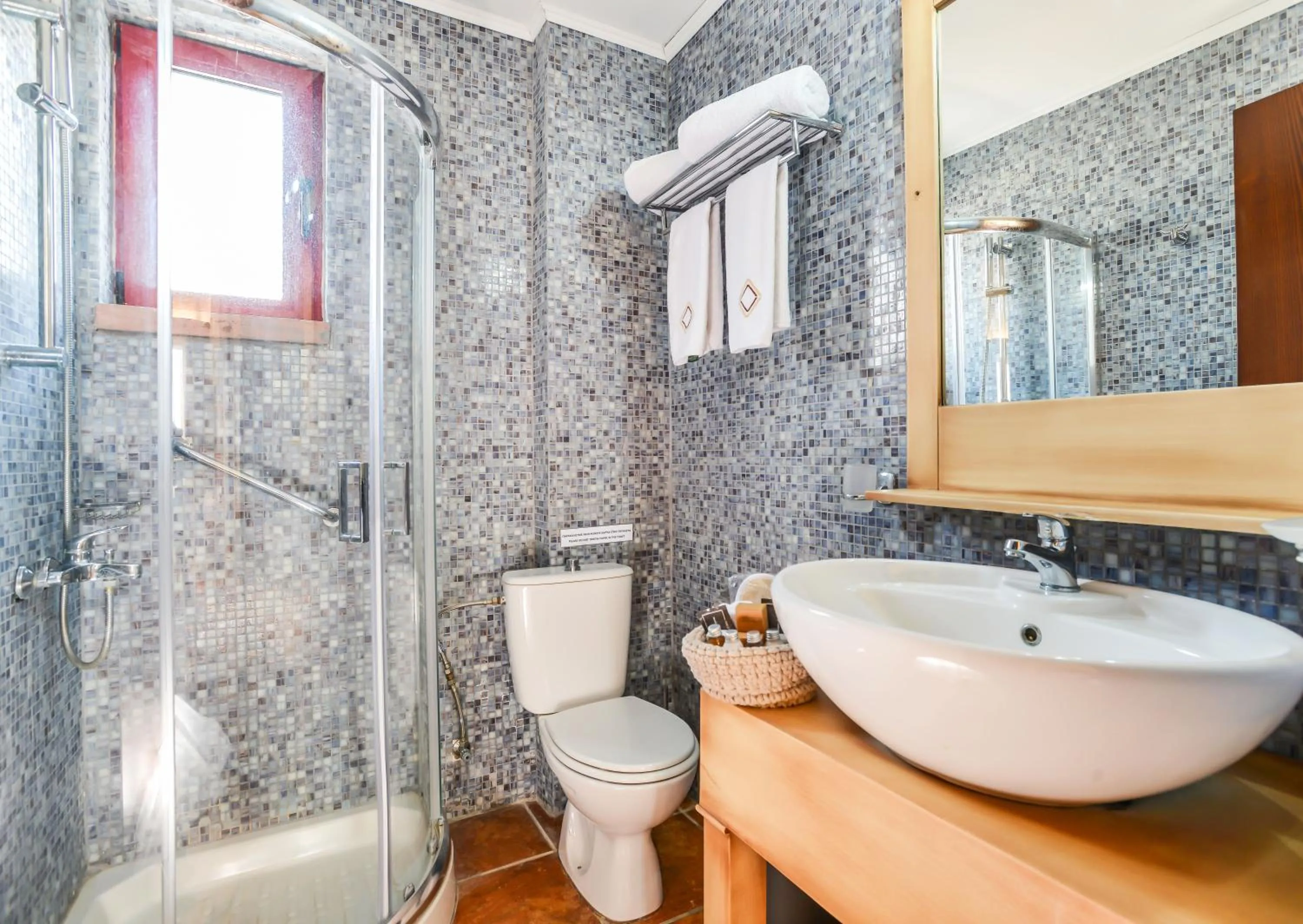 Shower in Varos Village Boutique Hotel