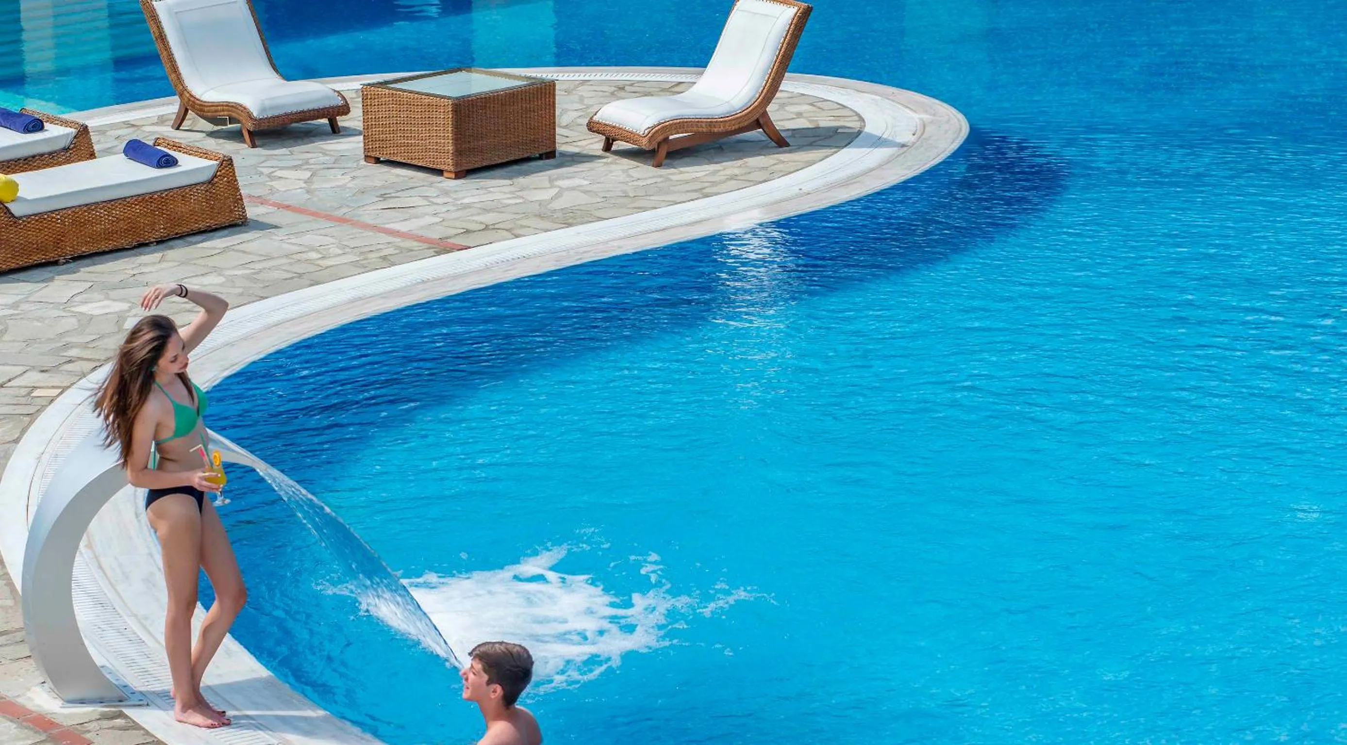 Swimming pool in Varos Village Boutique Hotel