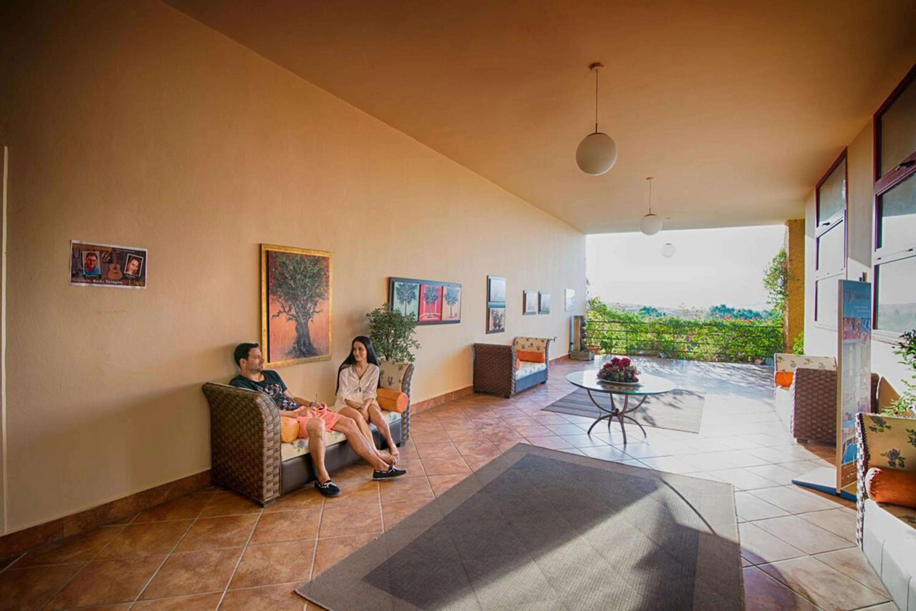 Lobby or reception in Varos Village Boutique Hotel