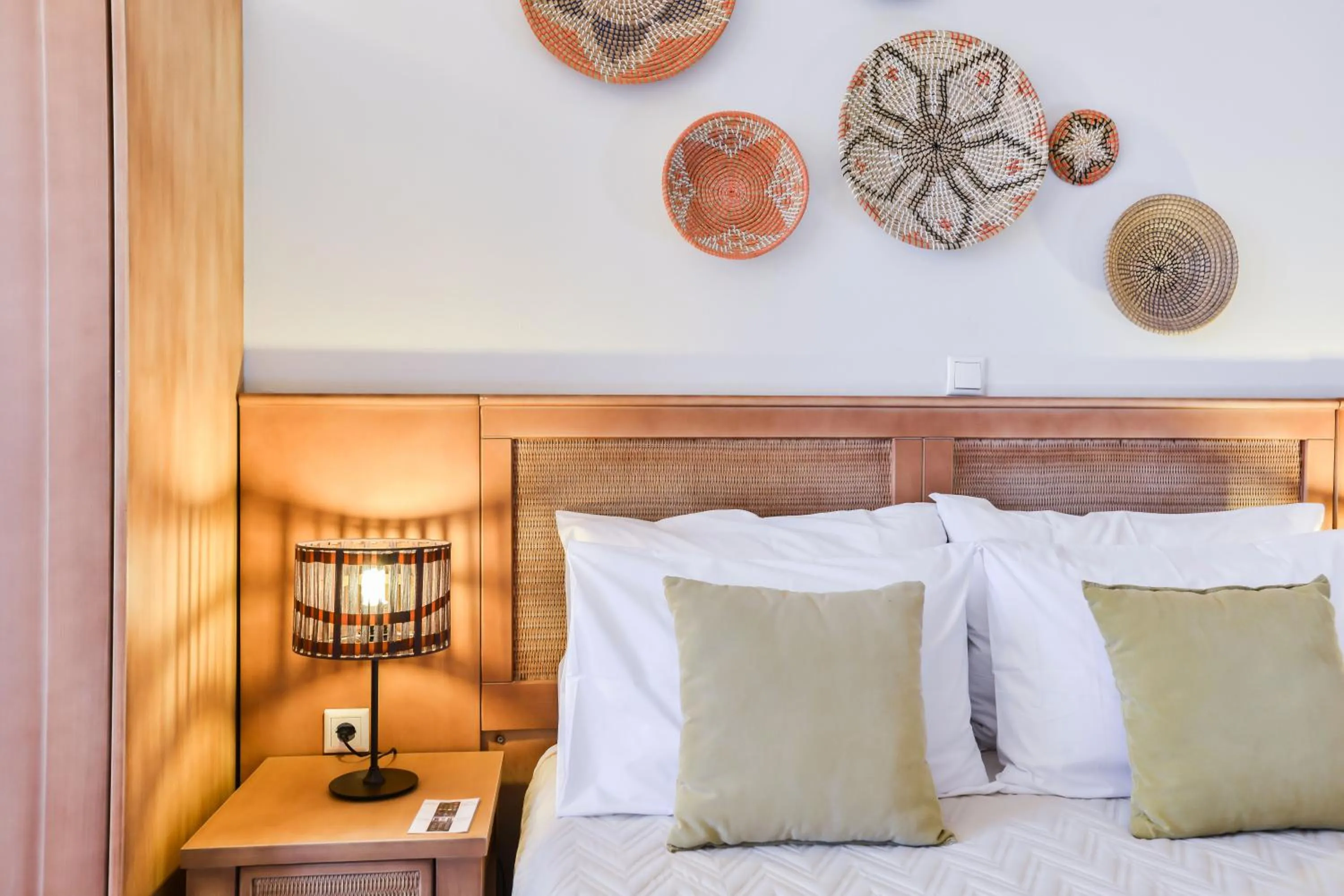 Bed in Varos Village Boutique Hotel