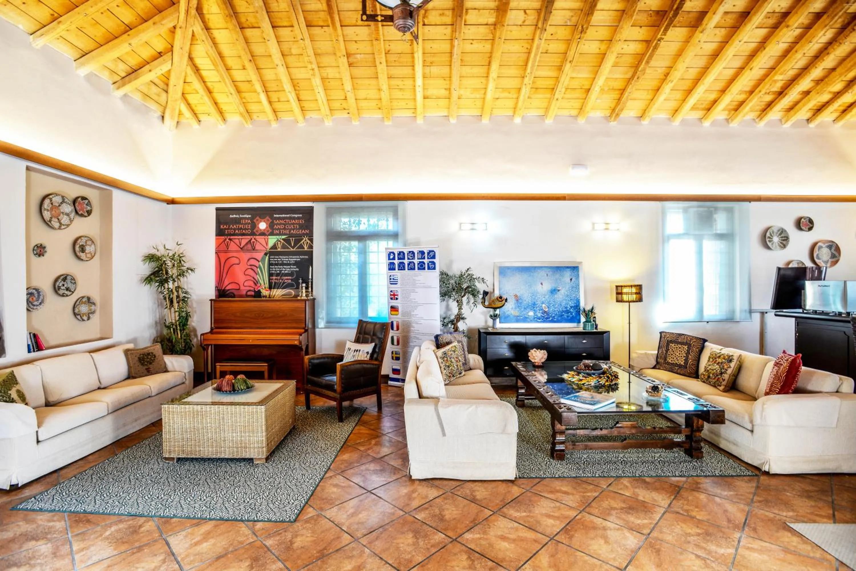 Living room in Varos Village Boutique Hotel