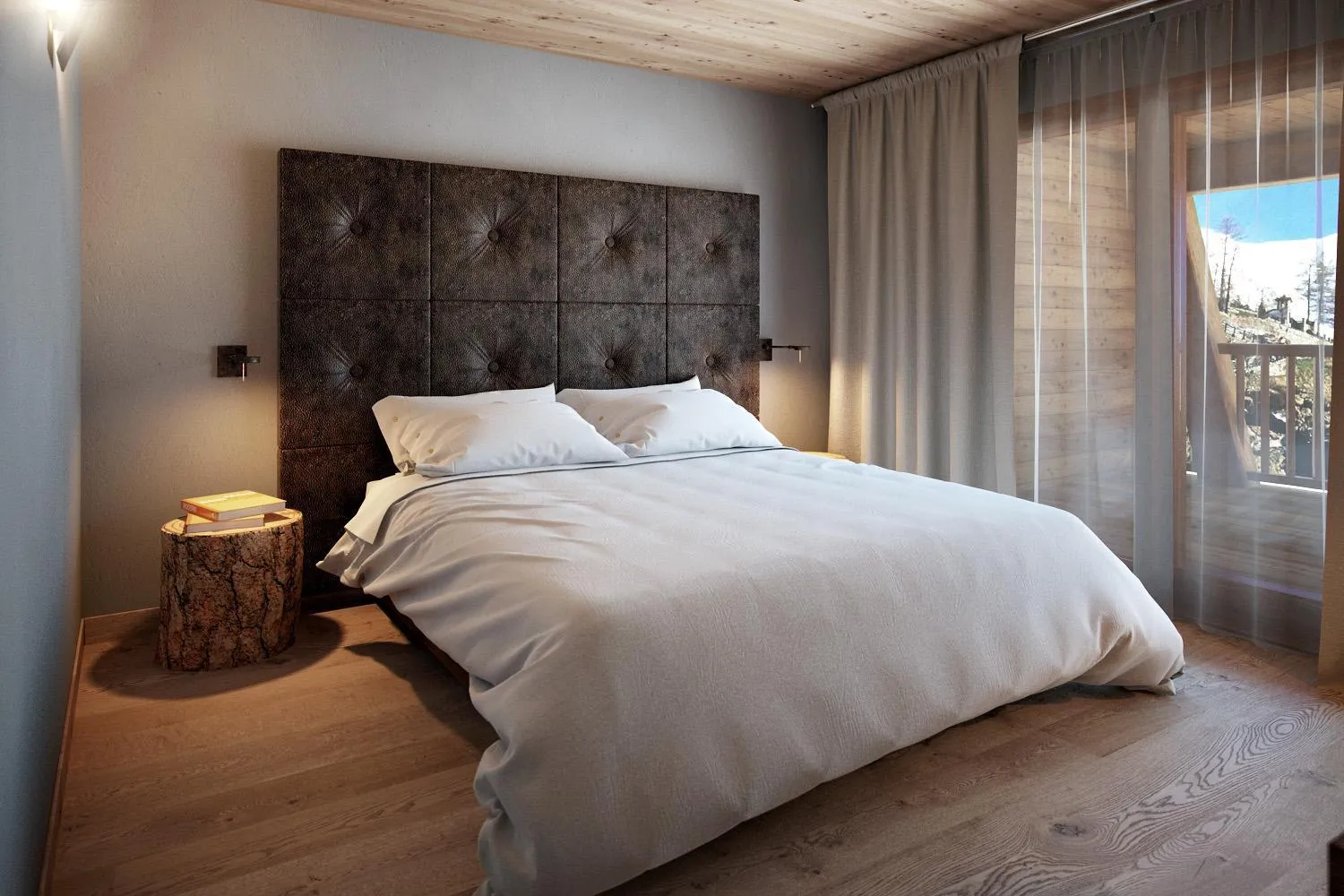 Bed in Aux Pieds du Roi - Suite & Spa