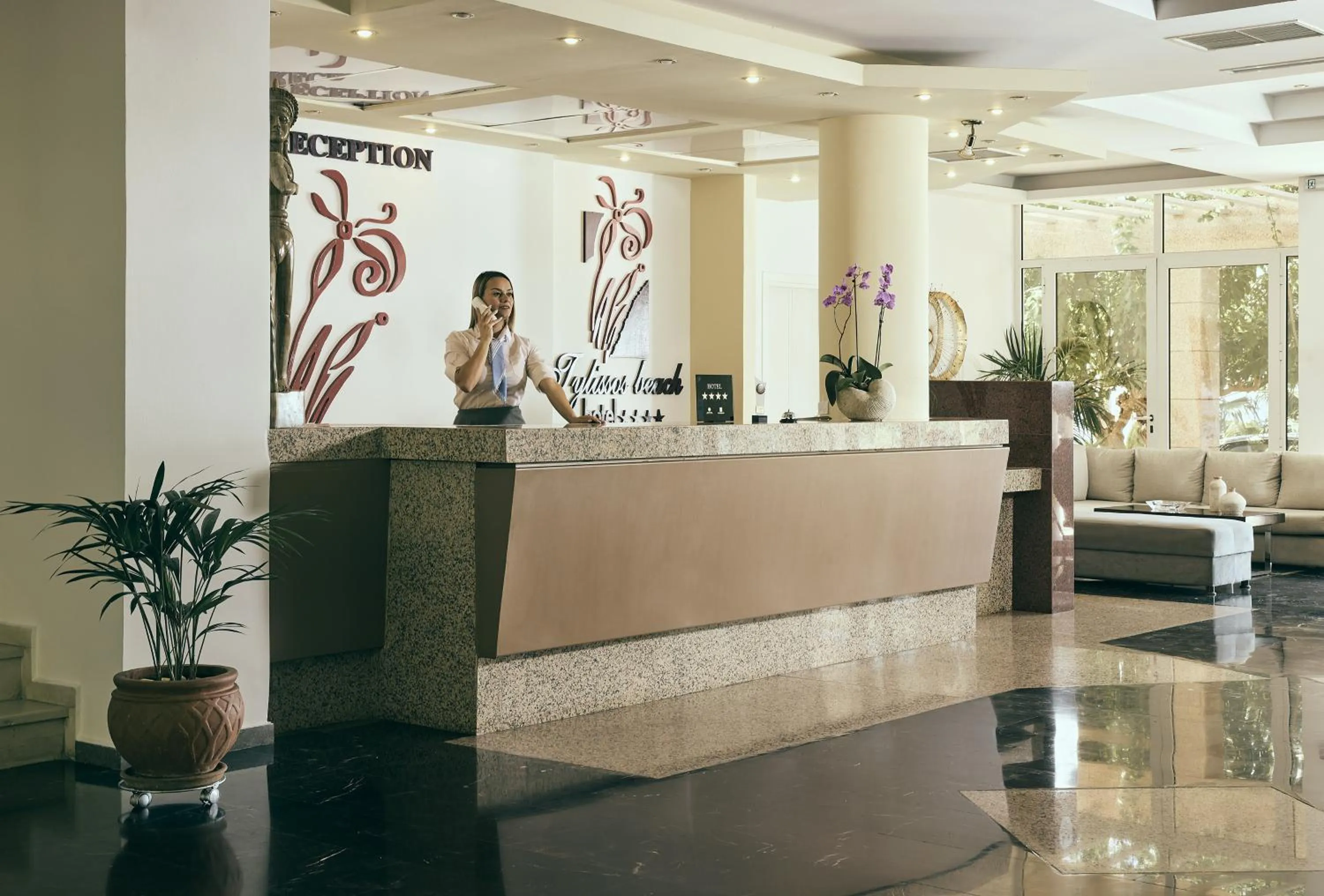 Staff in Tylissos Beach Hotel - Adults Only