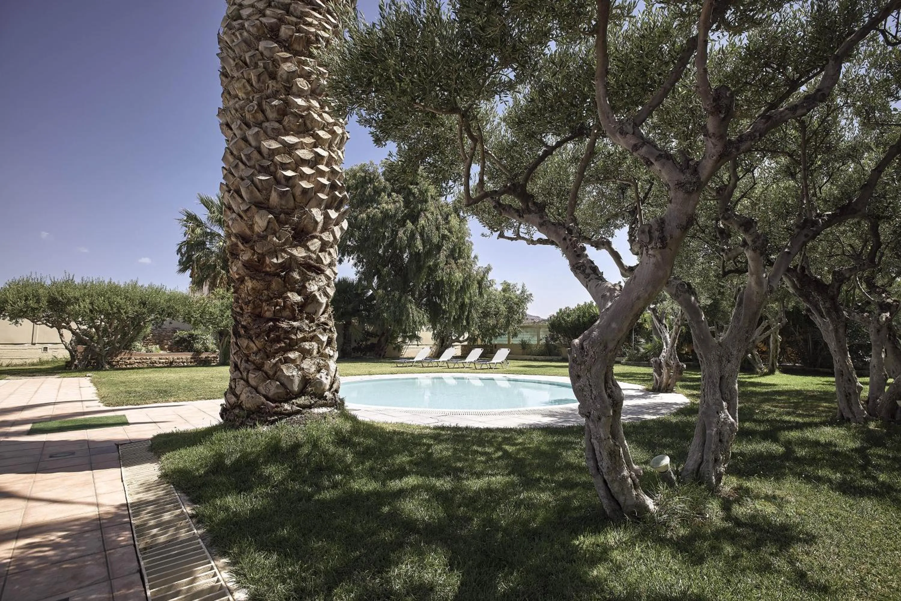 Garden in Tylissos Beach Hotel - Adults Only