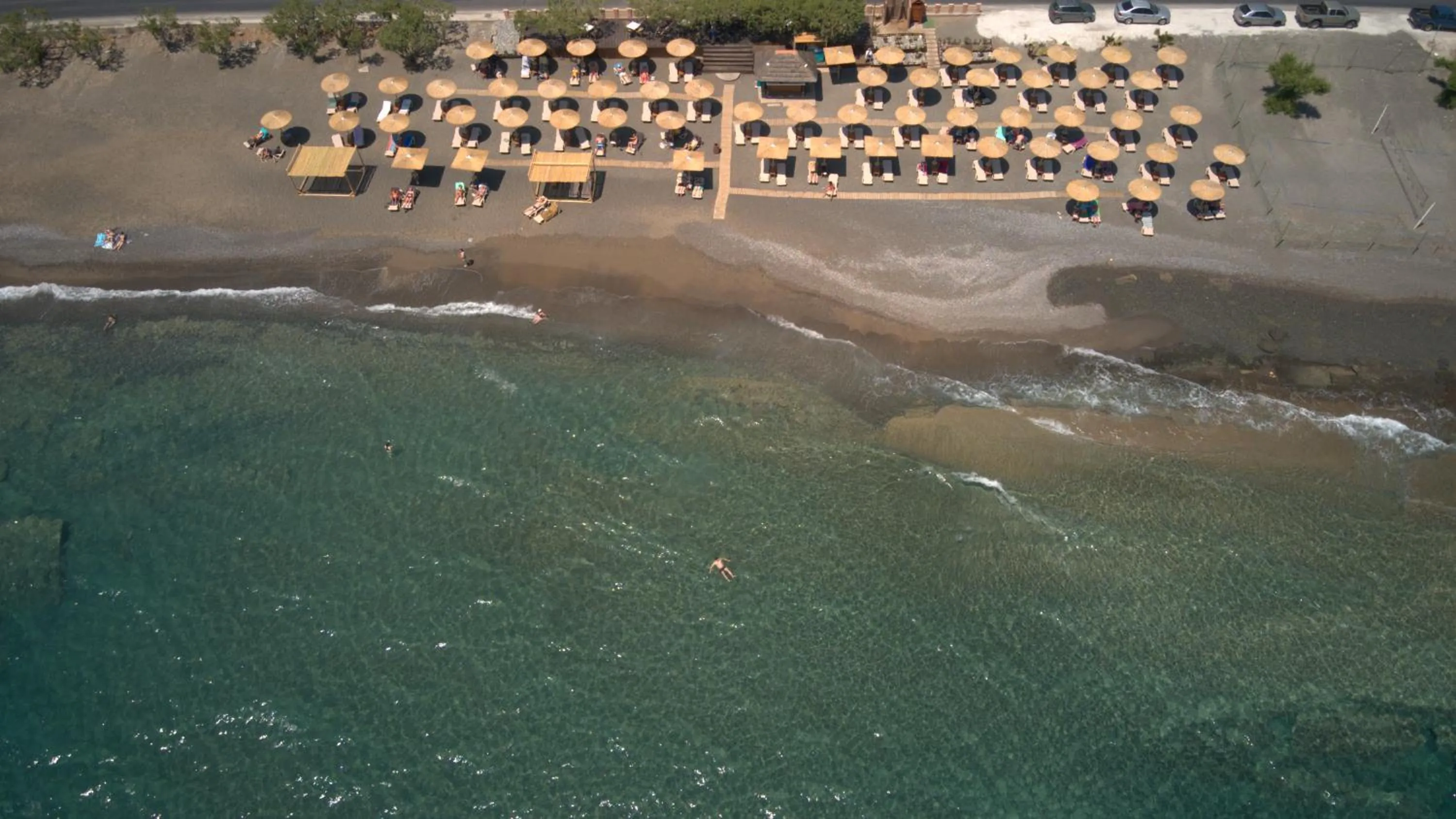 Bird's eye view in Tylissos Beach Hotel - Adults Only