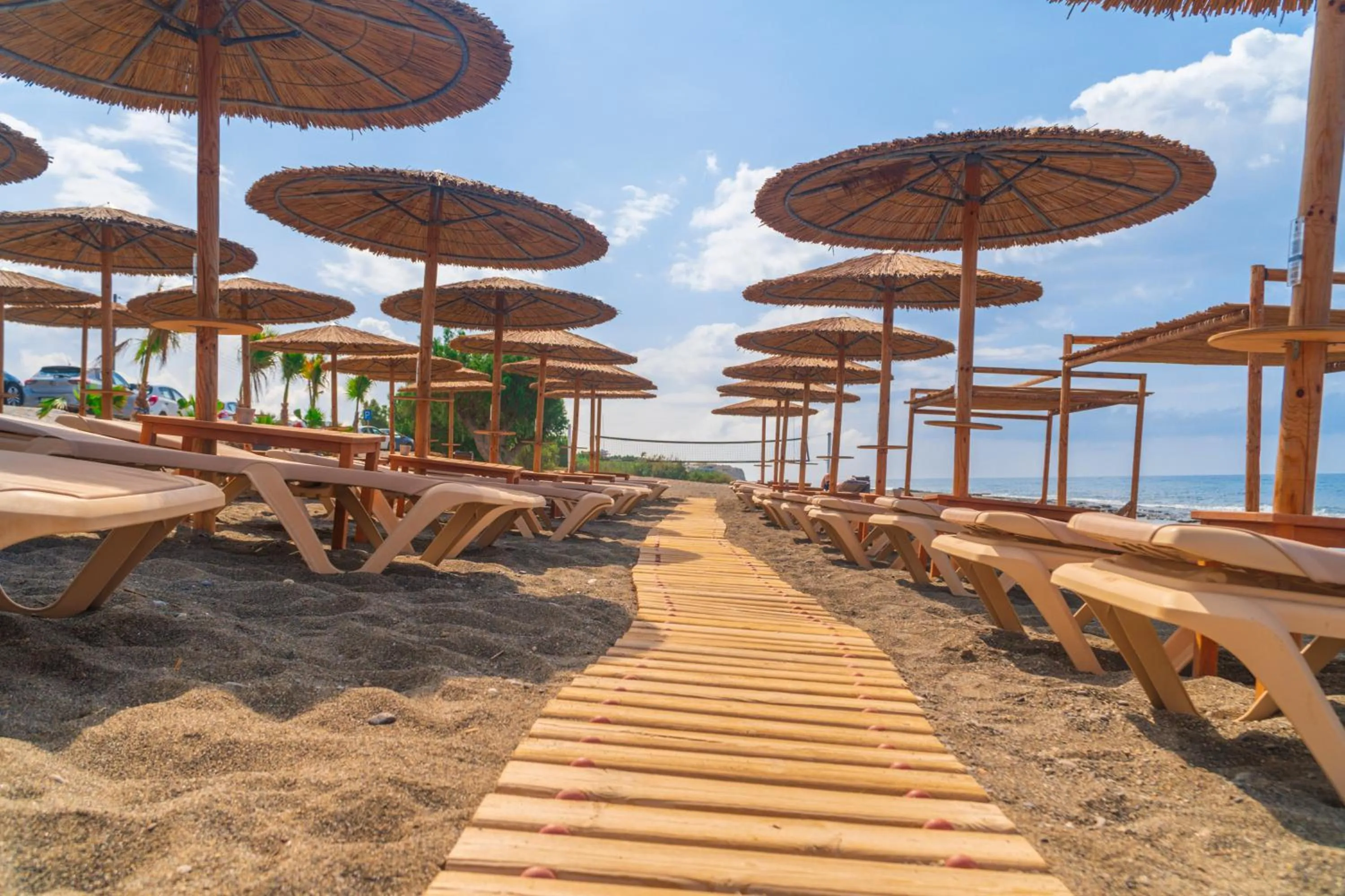 Beach in Tylissos Beach Hotel - Adults Only