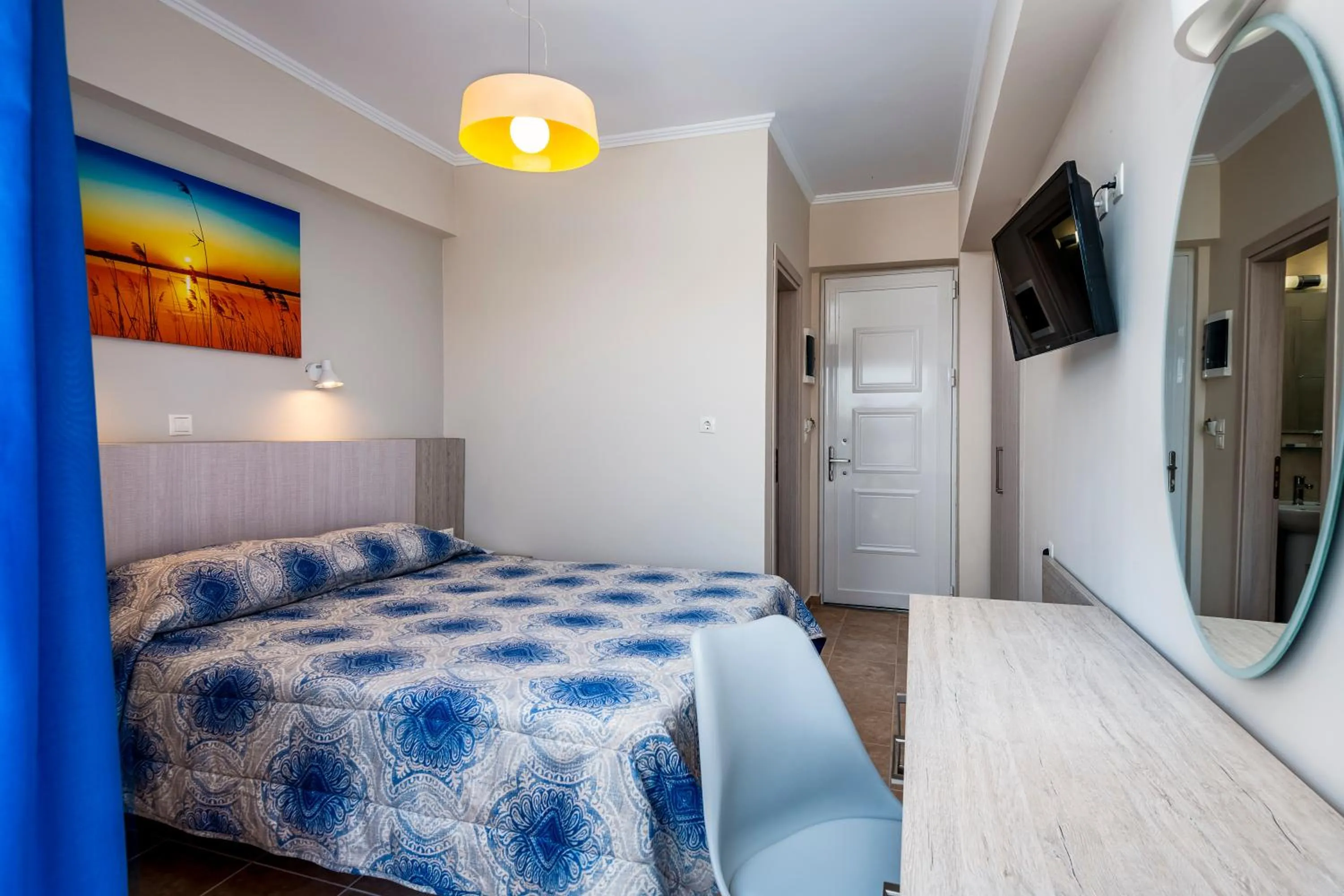 Bed in Hotel Tigaki's Star