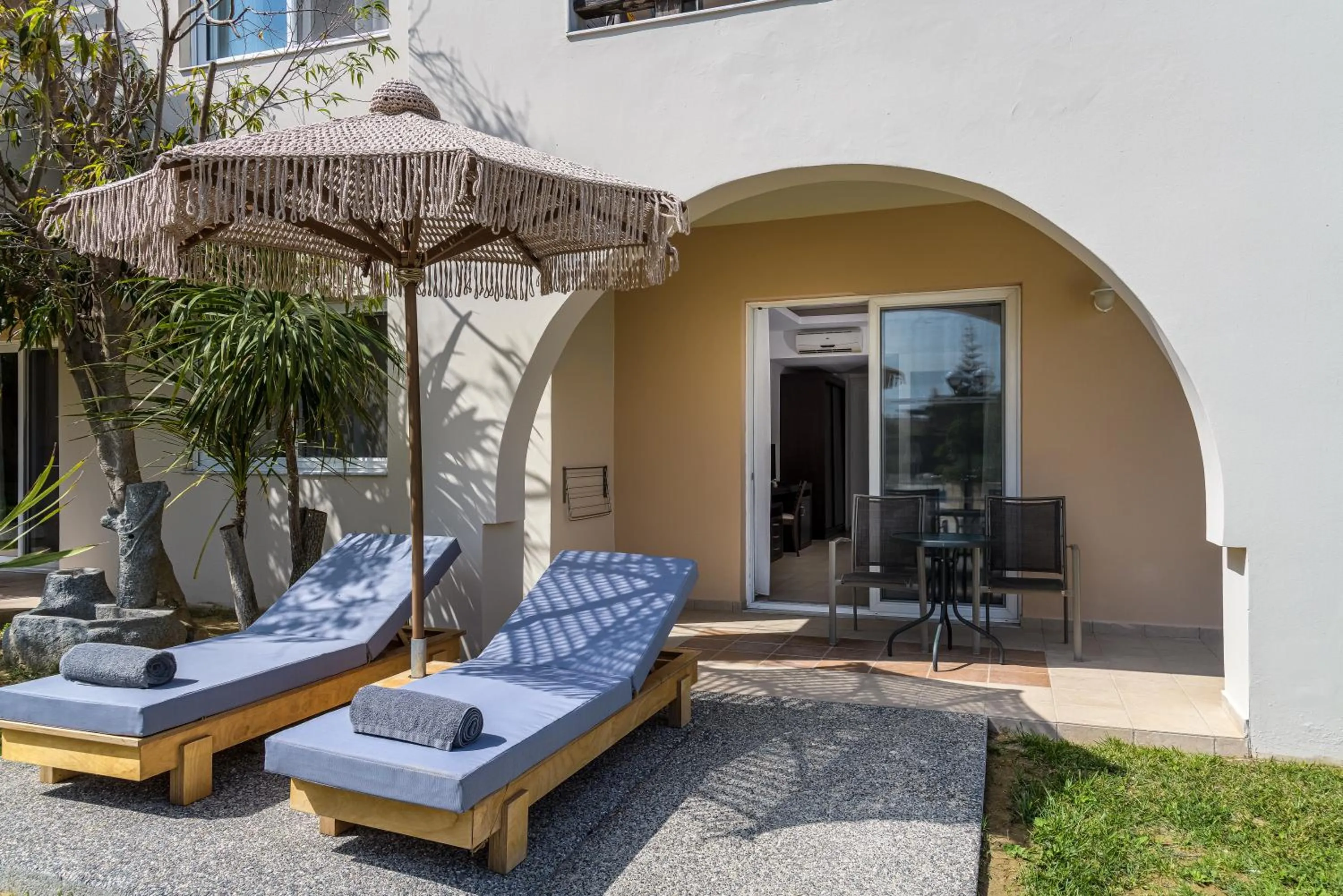 sunbed in Gaia Palace