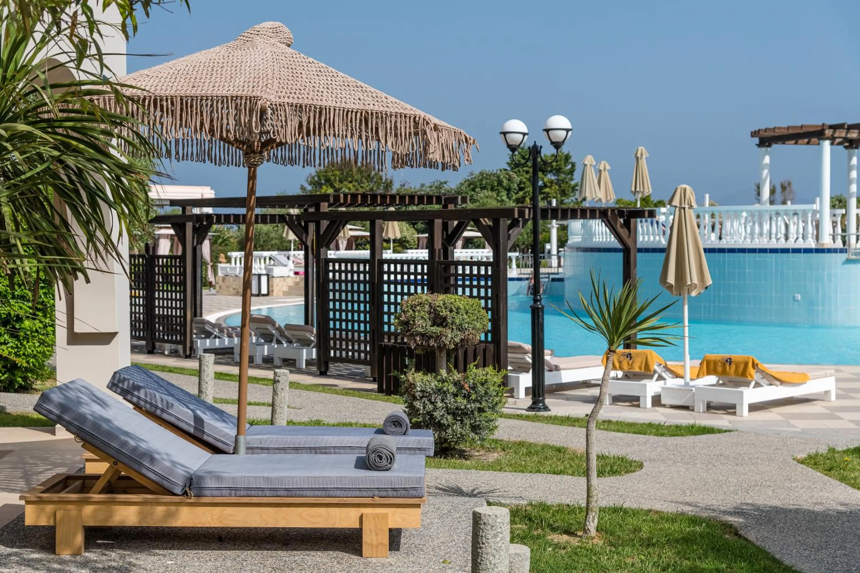 sunbed in Gaia Palace