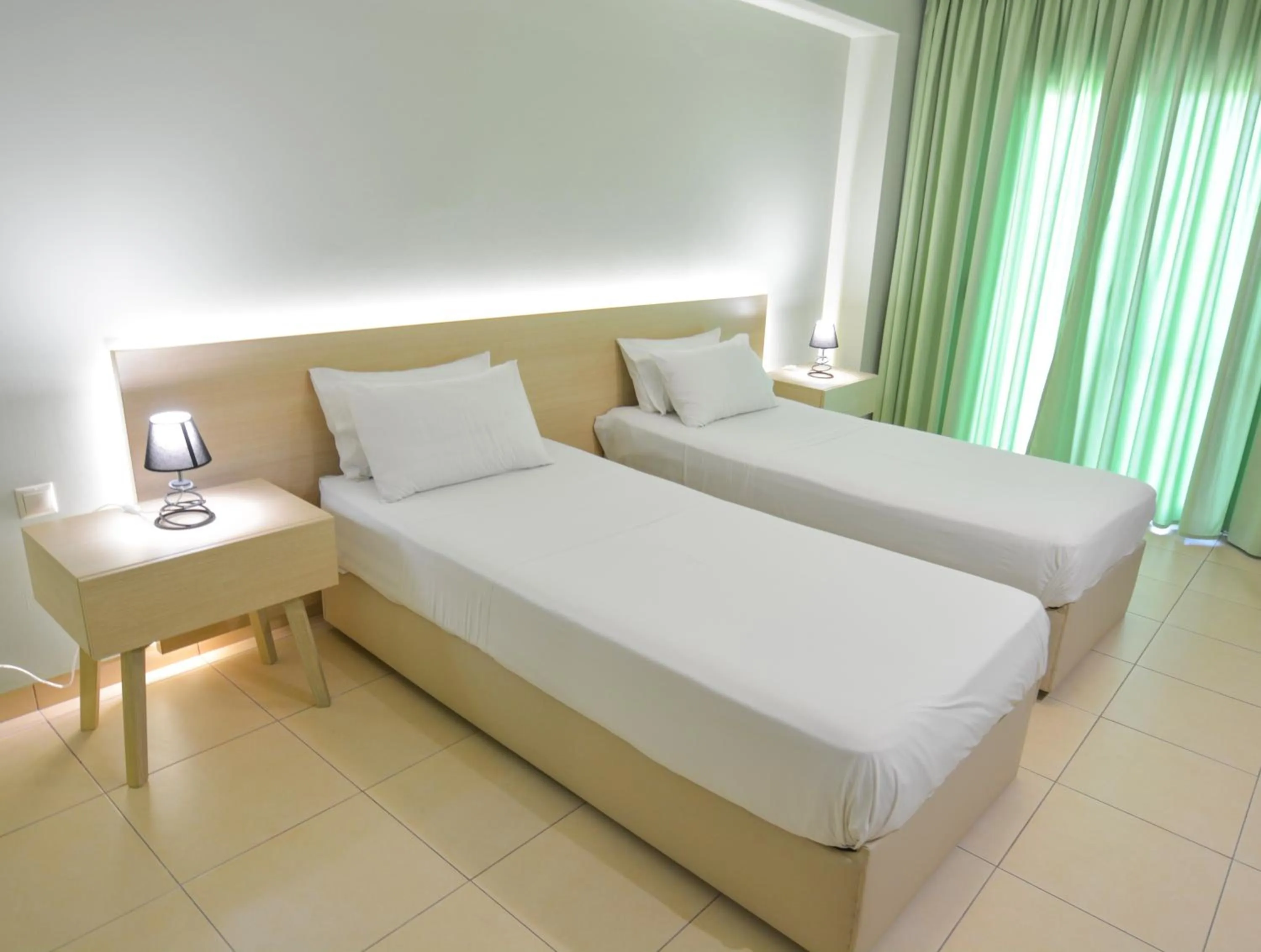 Bed in Perinthos Hotel