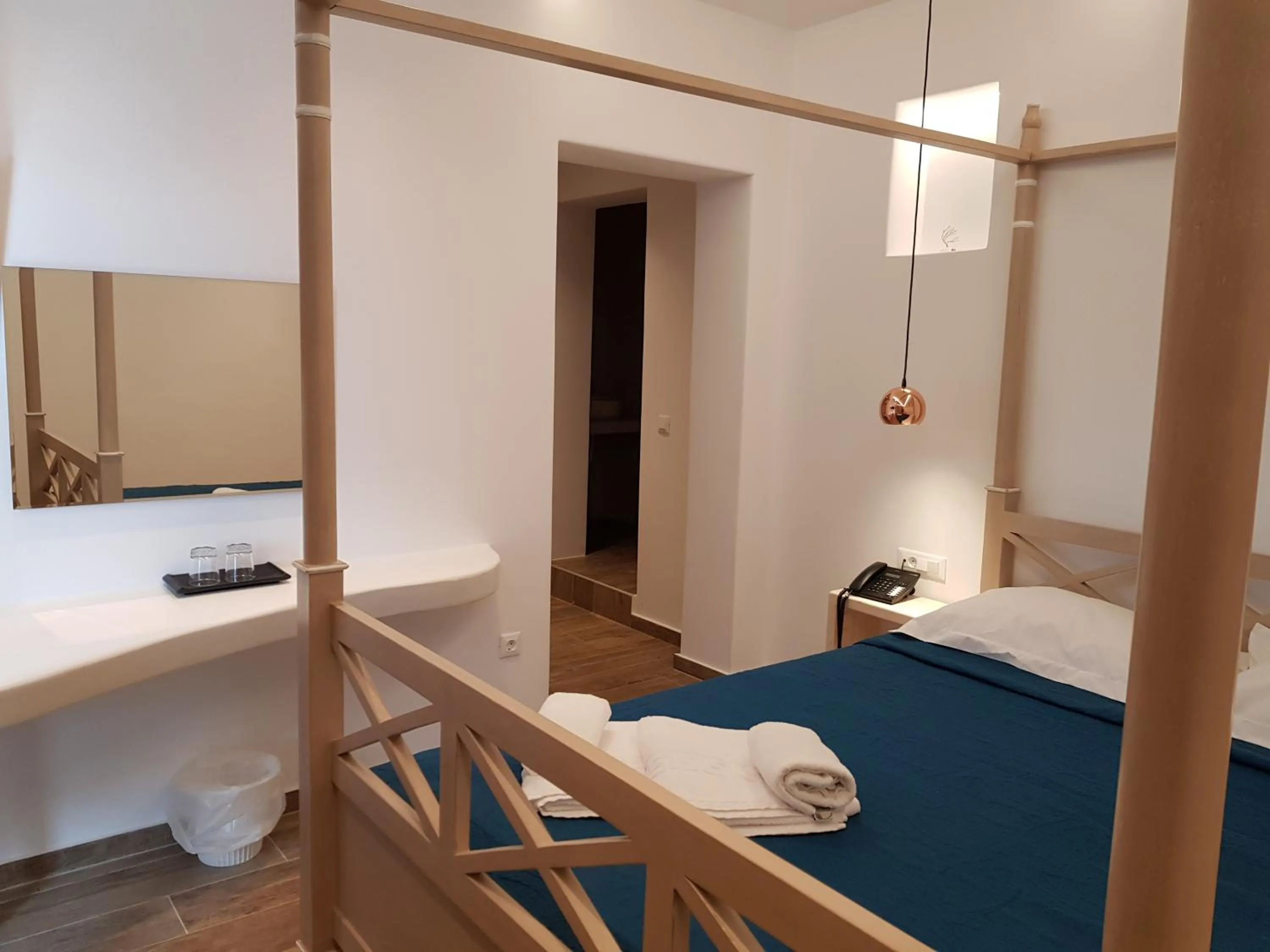 Bed in Hotel Gorgona