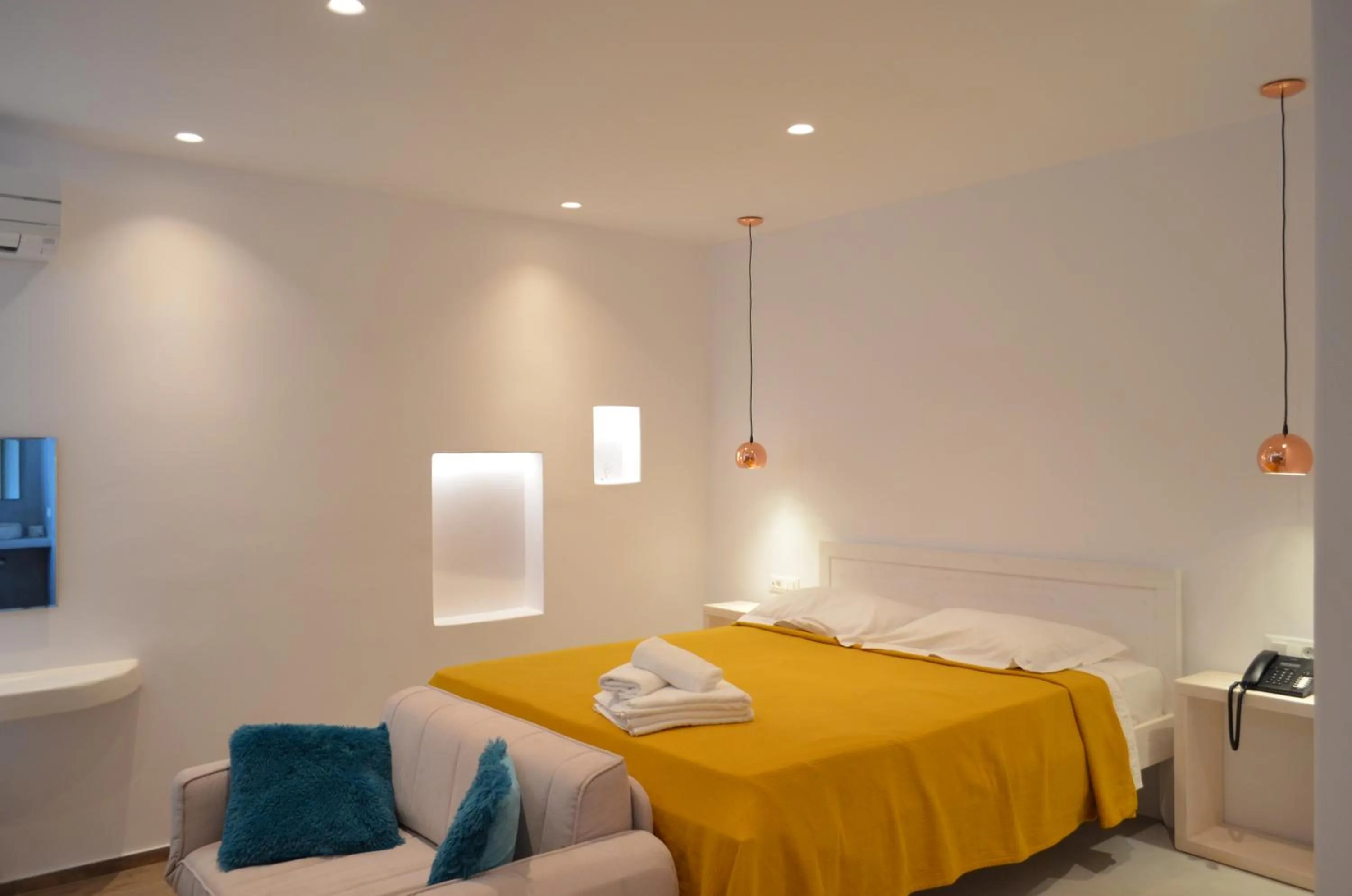 Bed in Hotel Gorgona