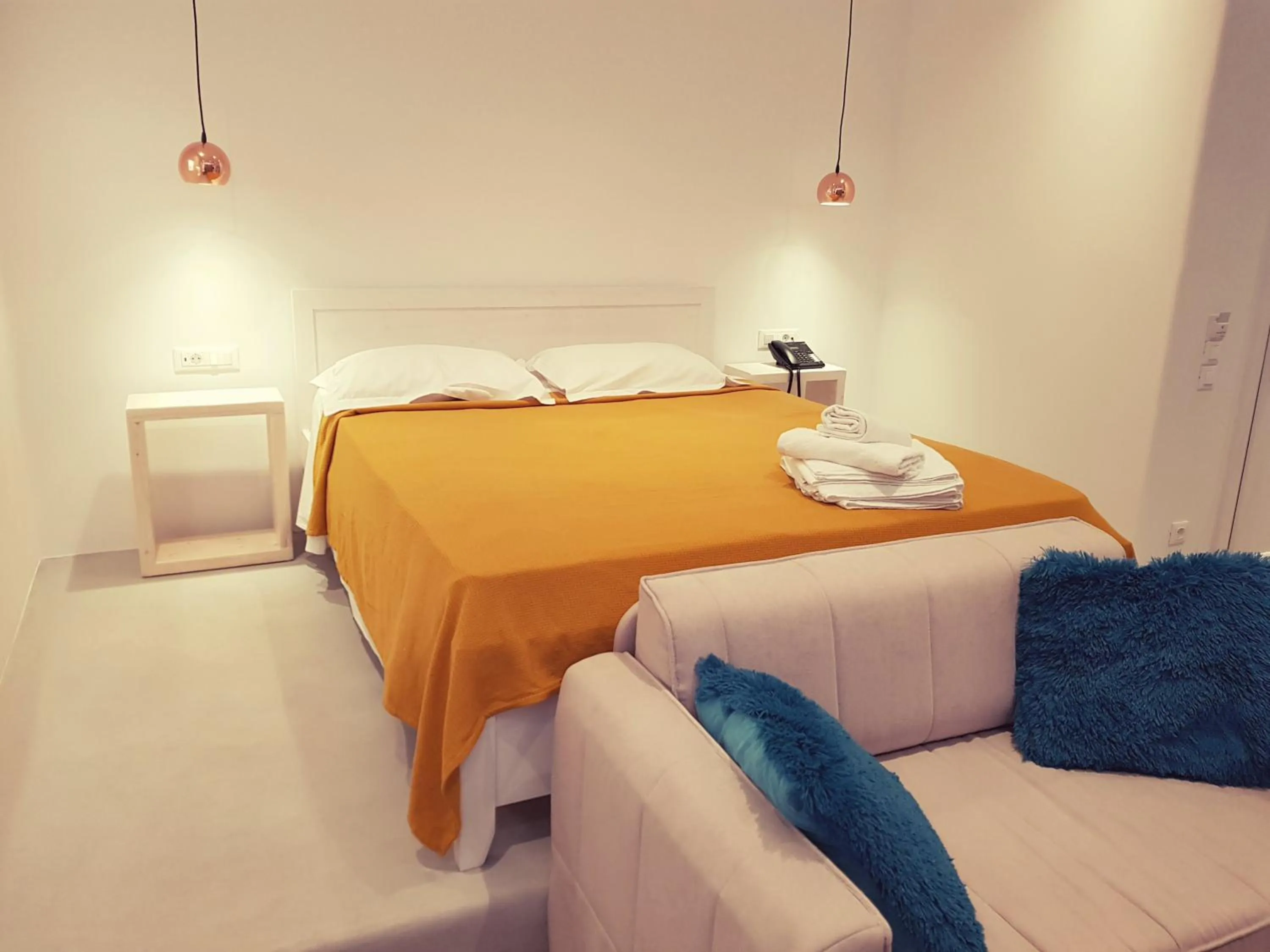 Bed in Hotel Gorgona