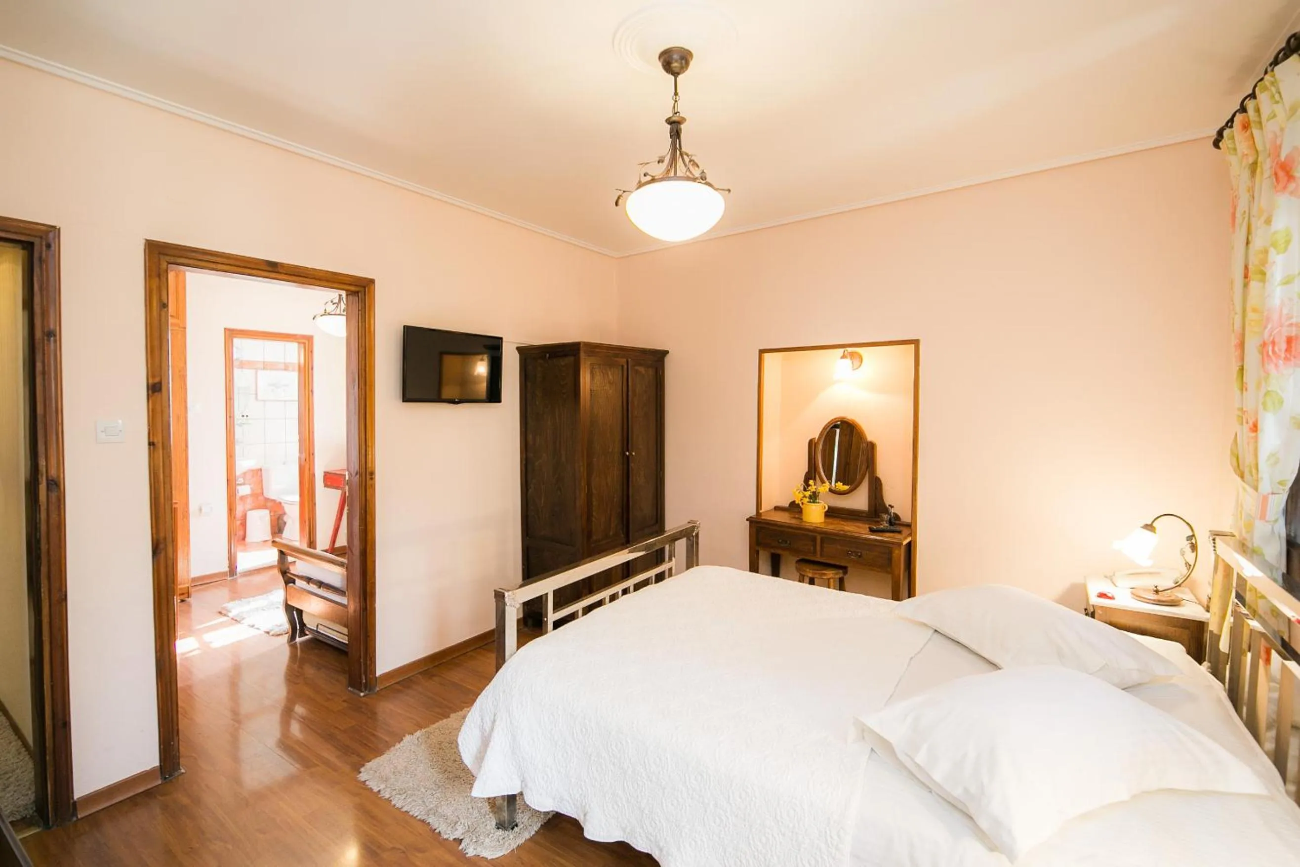 Photo of the whole room, Bed in Gastronomy Hotel Kritsa