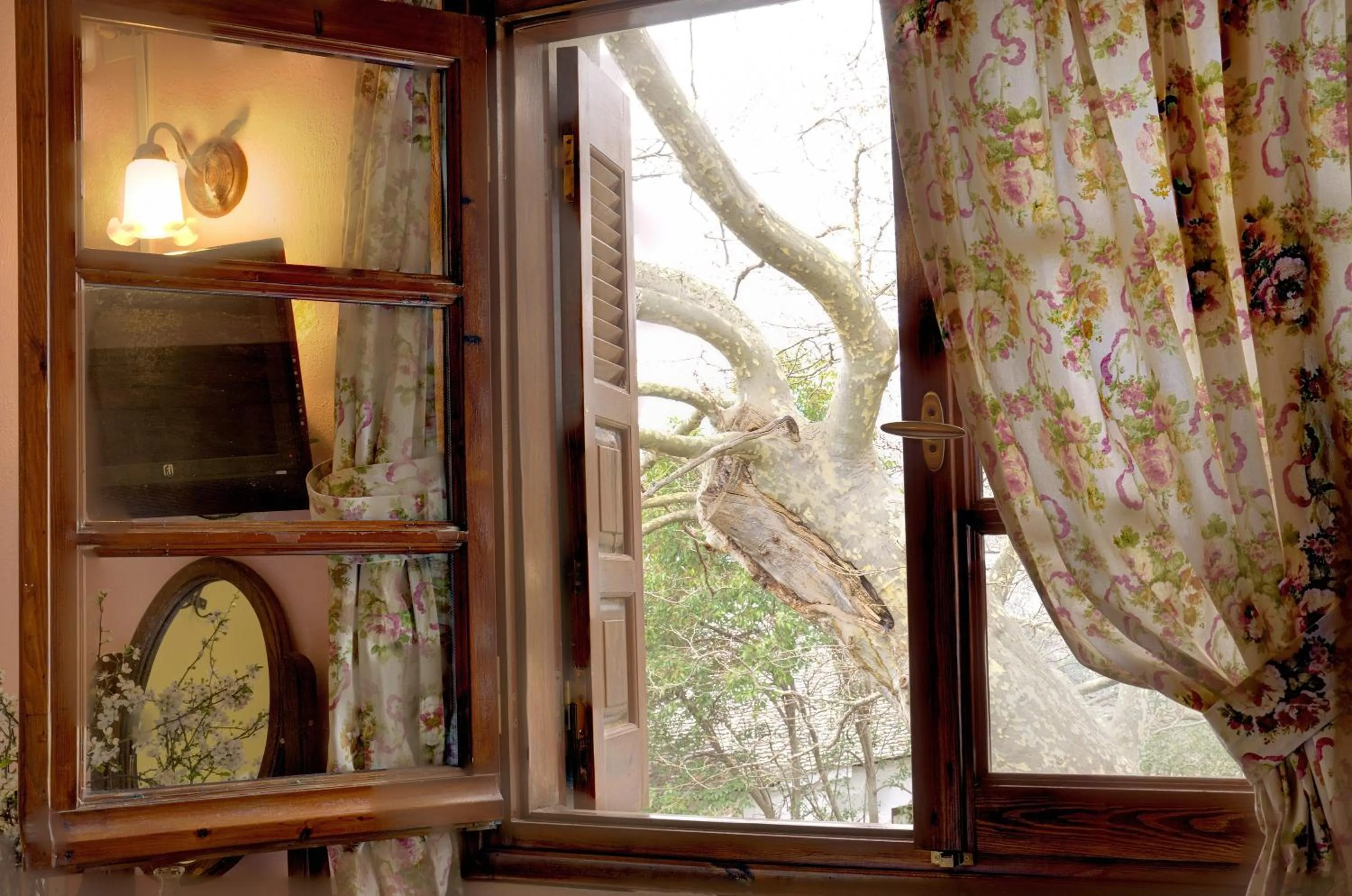 Garden view in Gastronomy Hotel Kritsa