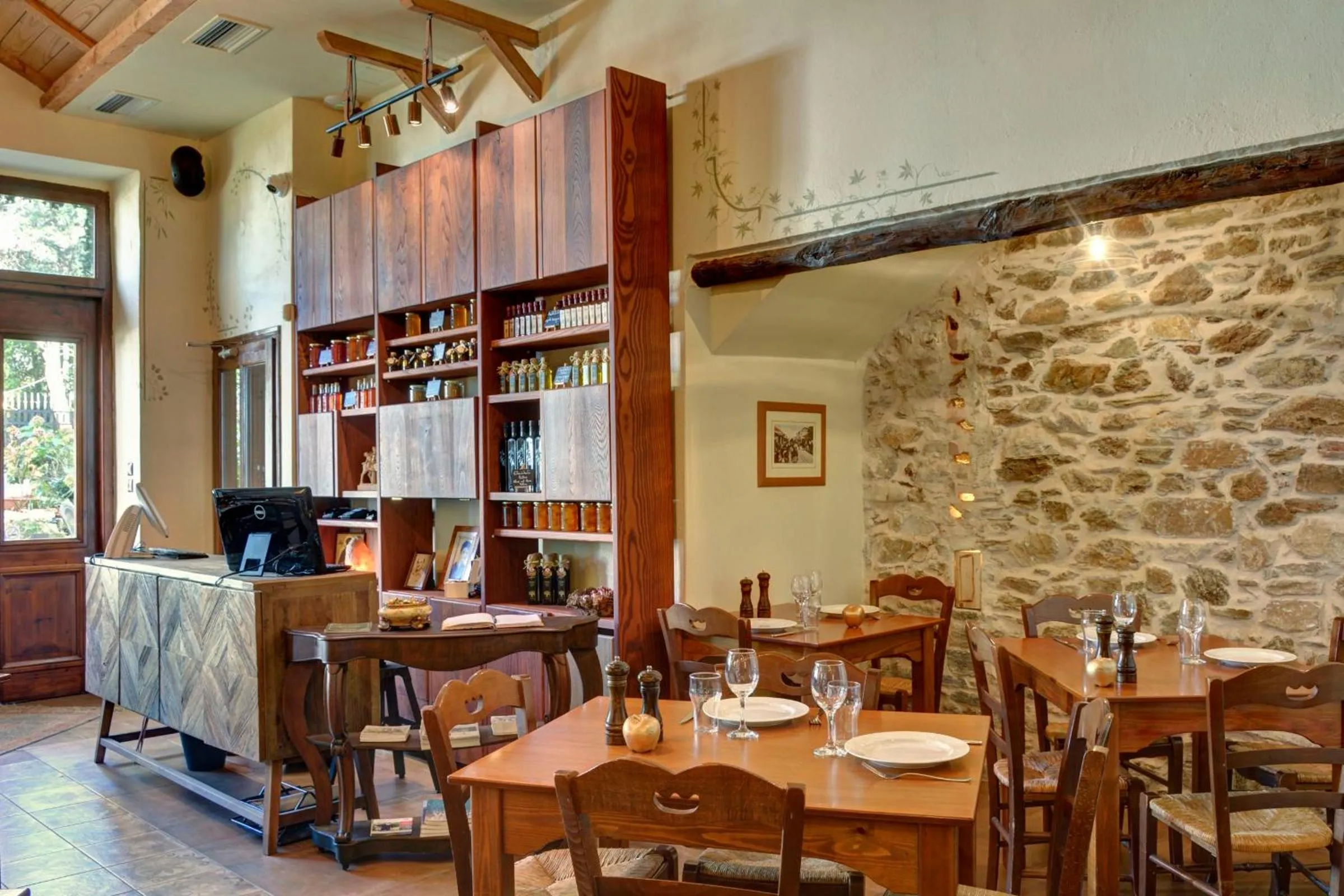 Lobby or reception in Gastronomy Hotel Kritsa