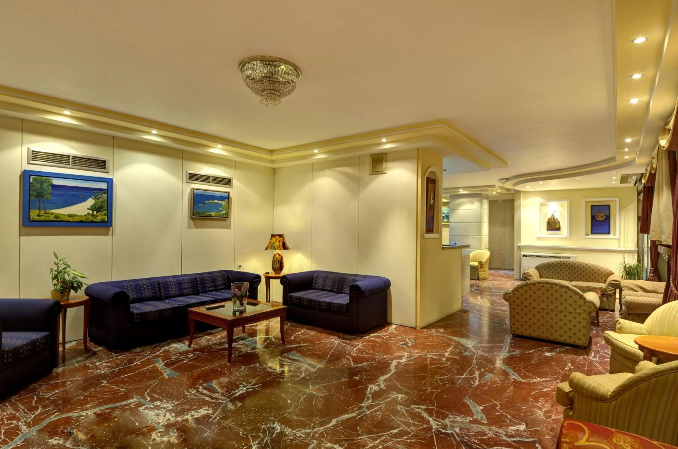 Lobby or reception in Hotel Nefeli