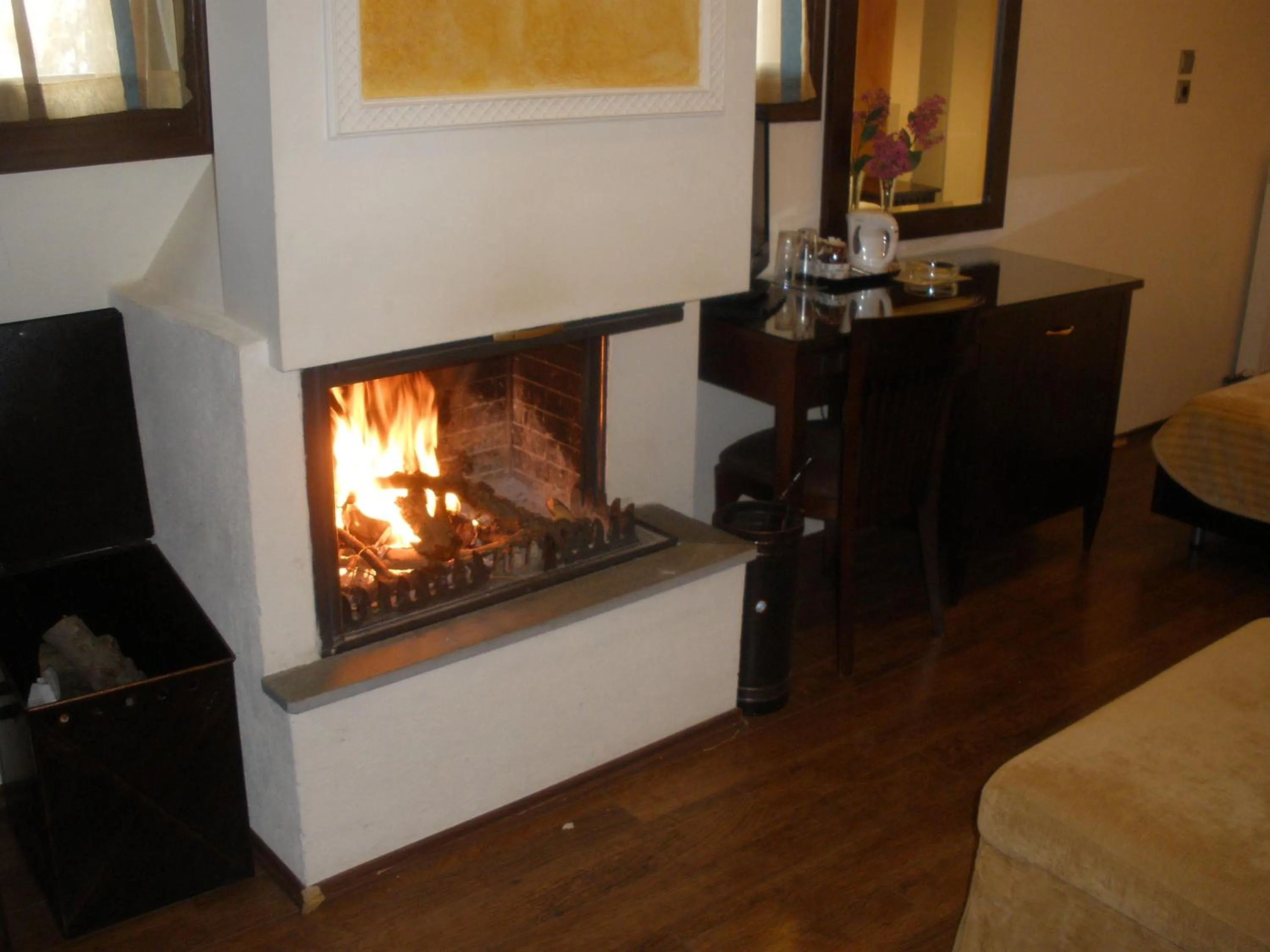 Decorative detail in Pelias Hotel