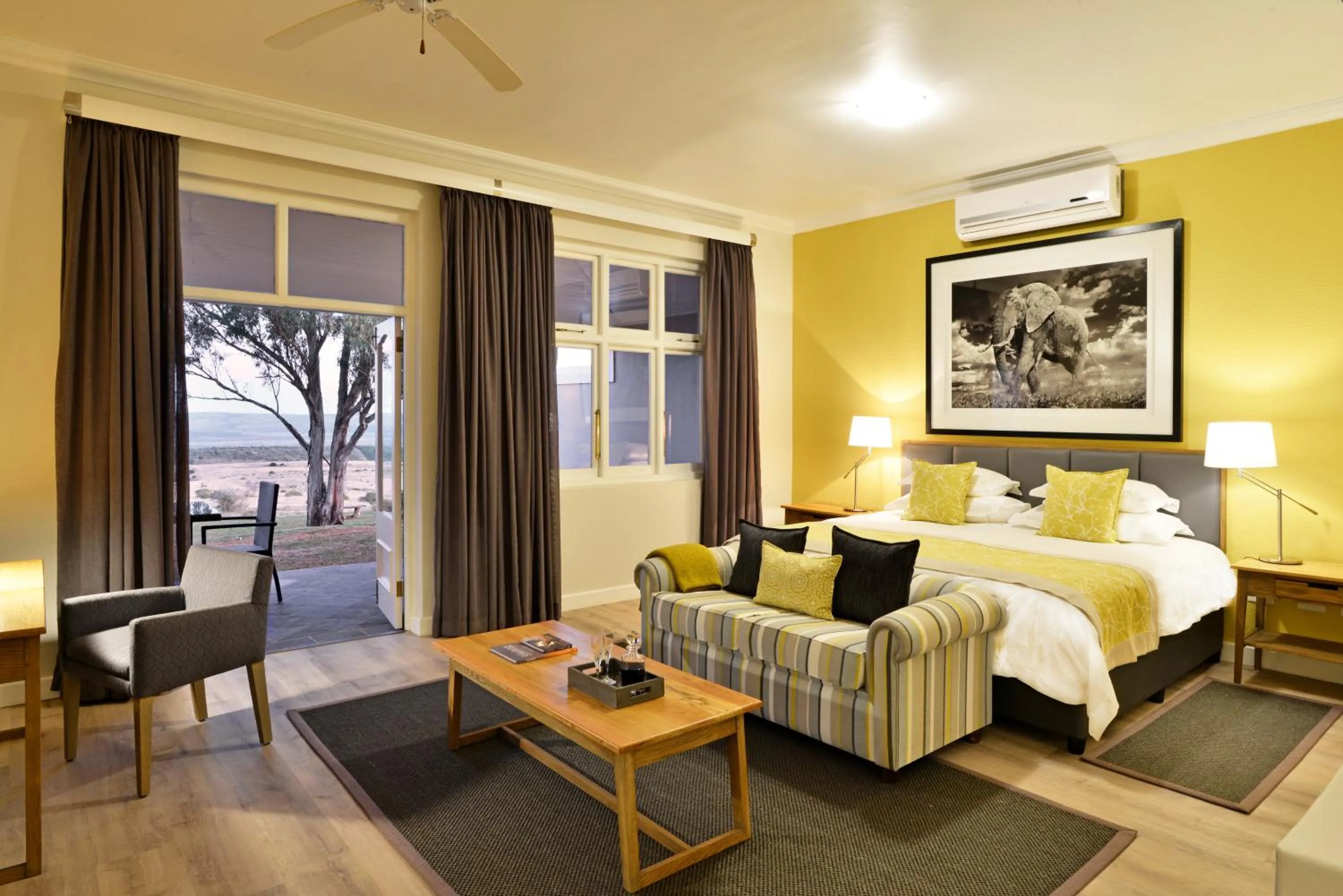 Patio, Bed in Founders Lodge by Mantis