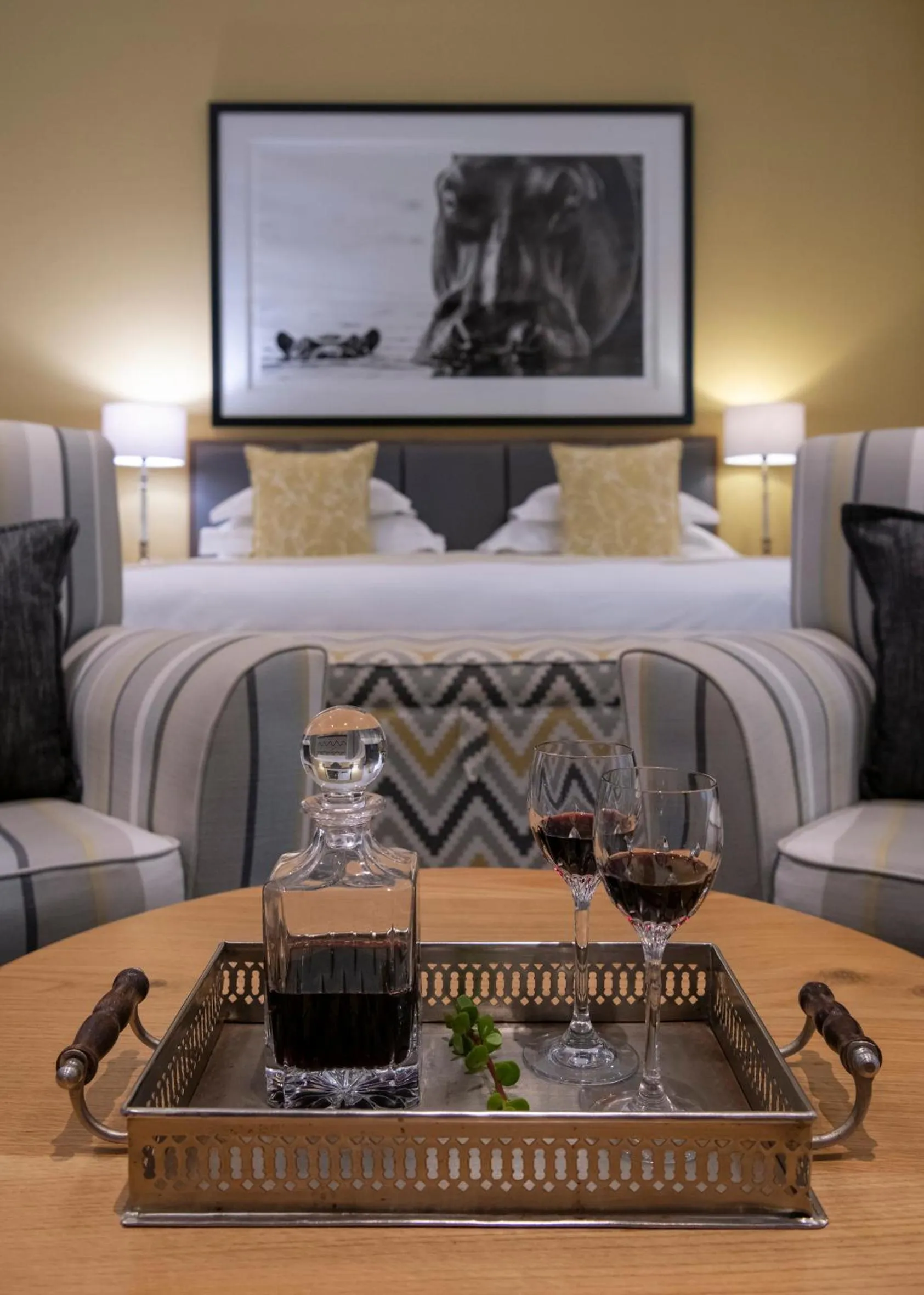 Bed in Founders Lodge by Mantis