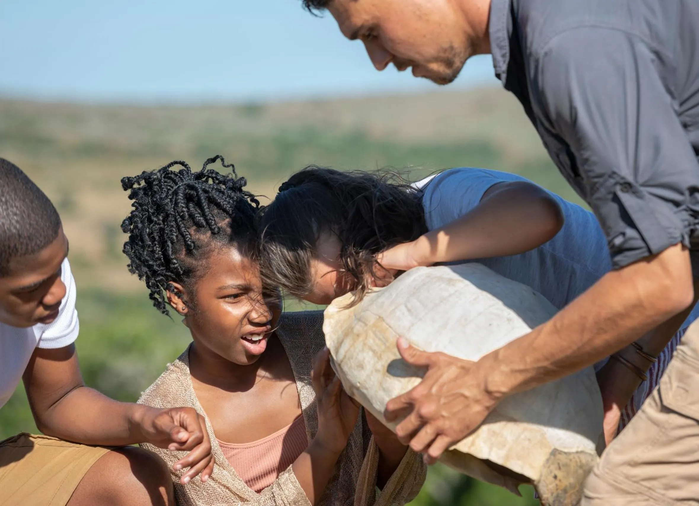 children in Founders Lodge by Mantis