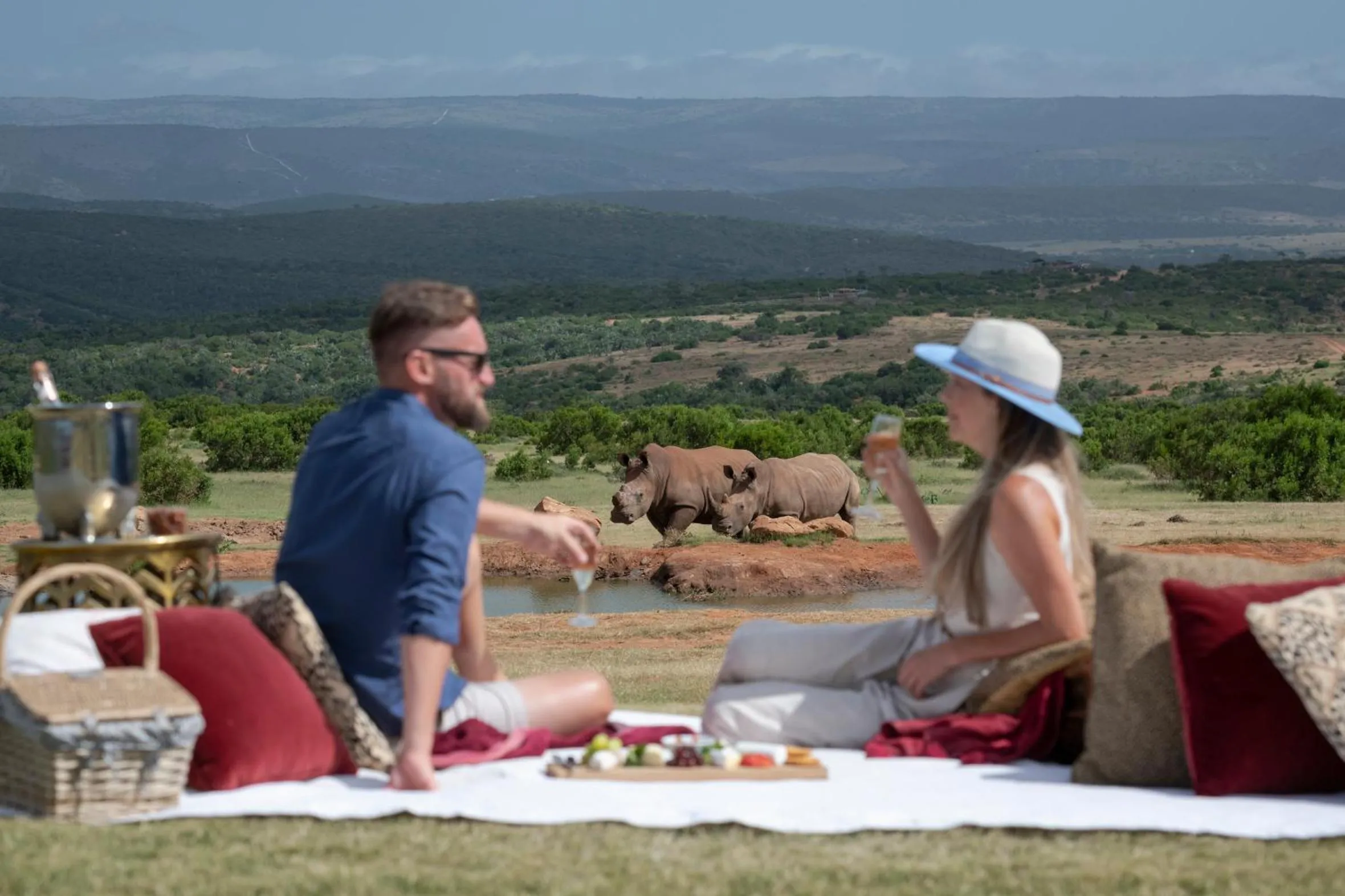 People in Founders Lodge by Mantis