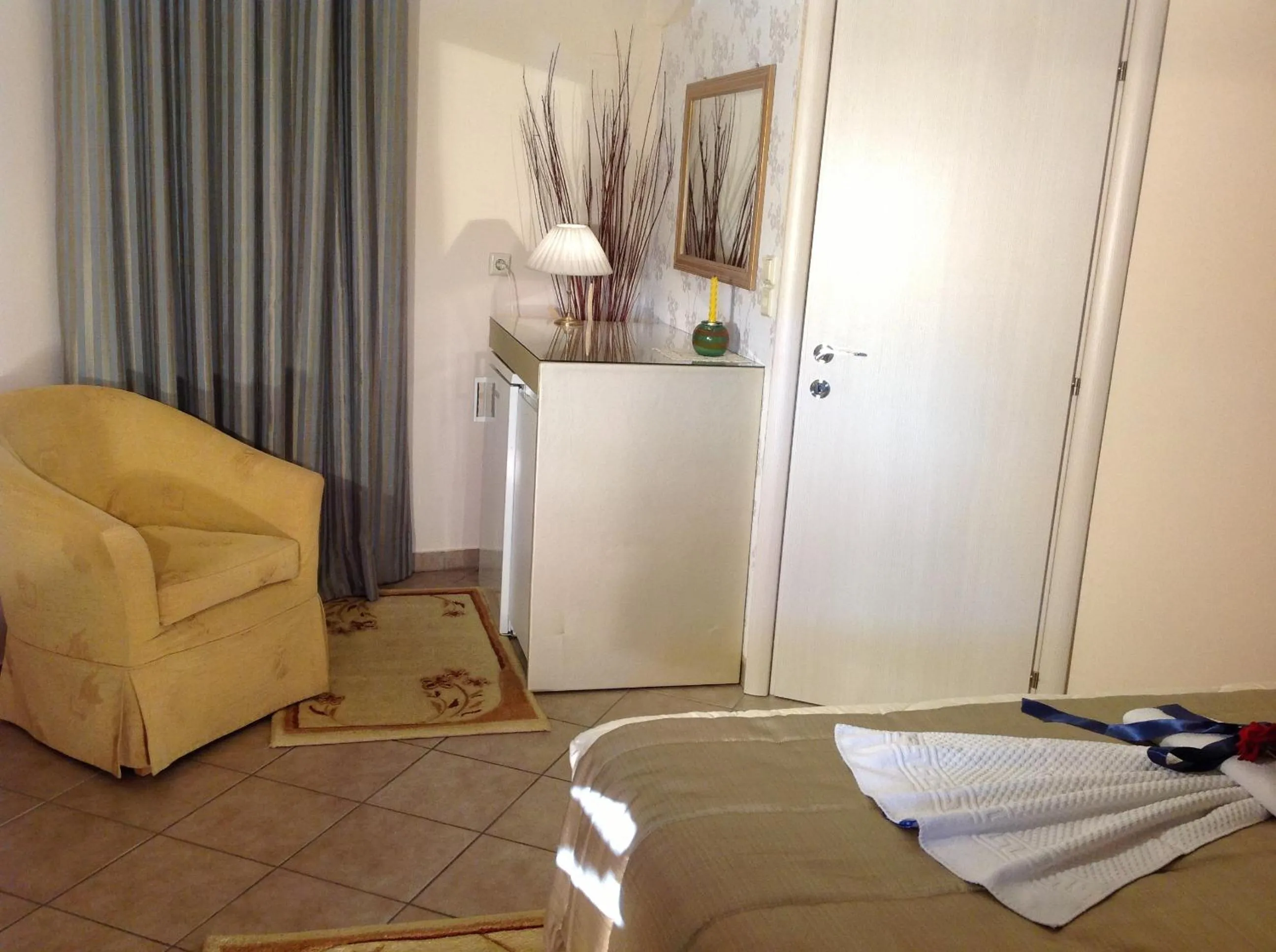 Bed in Chrissa Camping Rooms & Bungalows