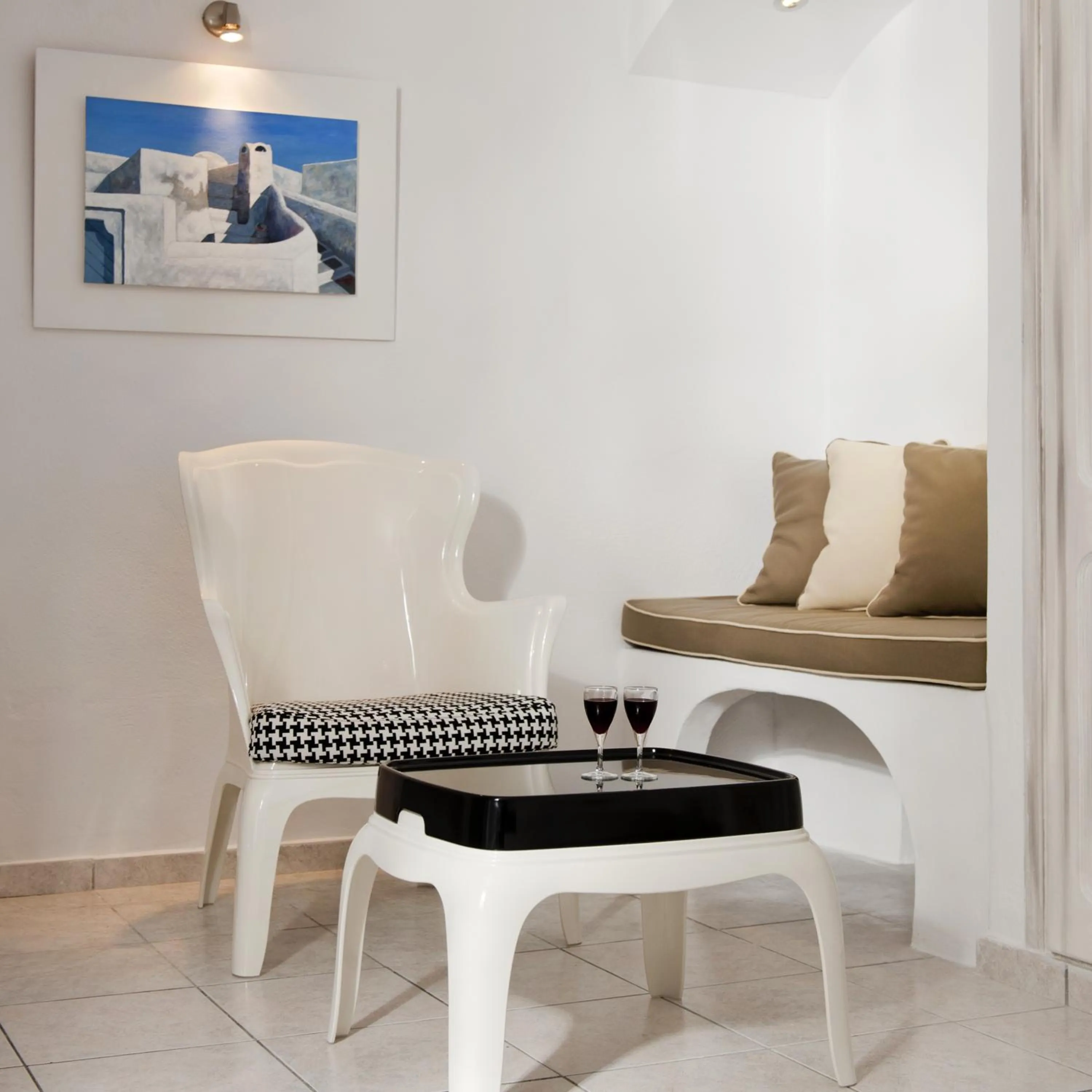 Seating area in Regina Mare-Adults Only Hotel