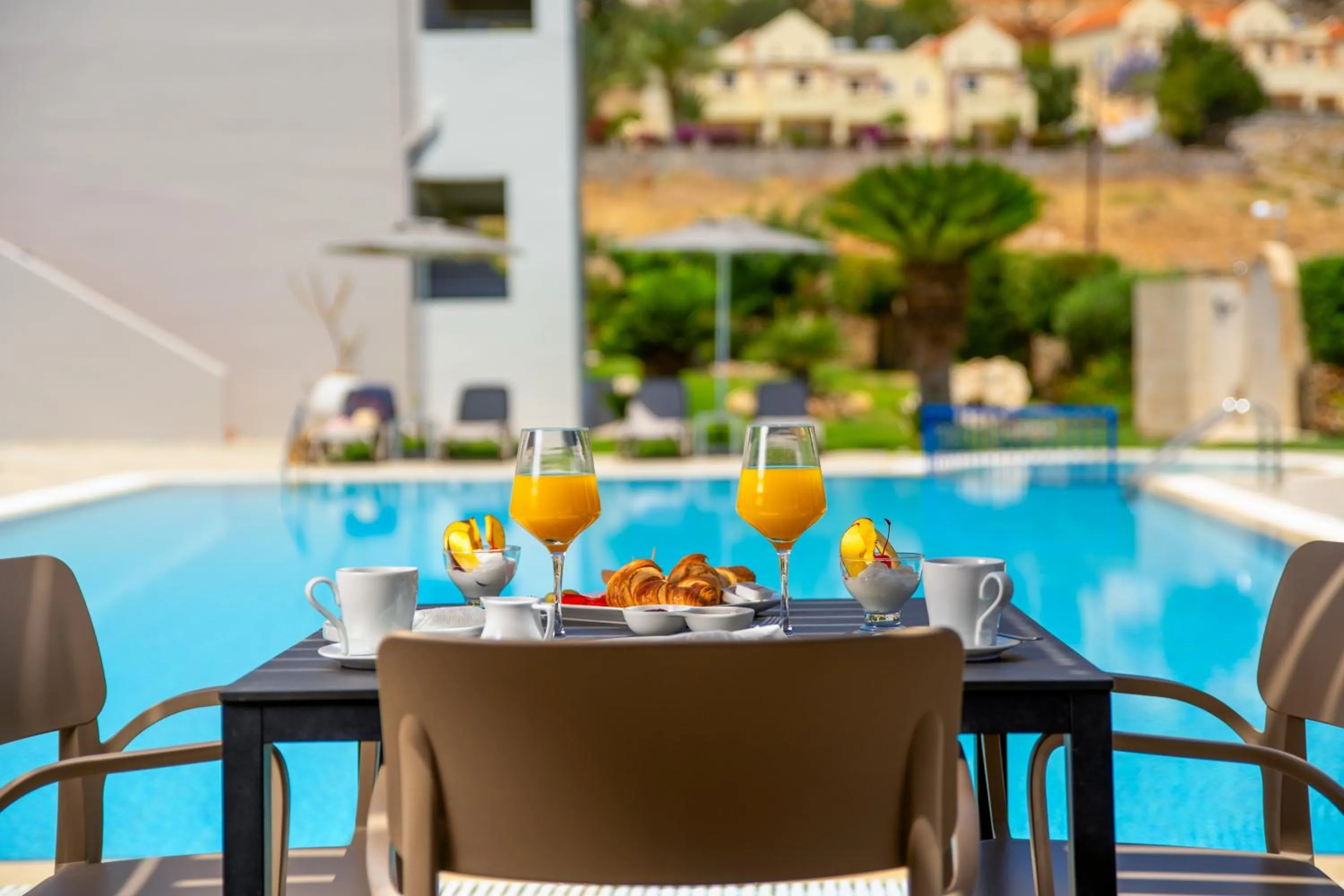 Swimming pool in Celestial Lindos Suites