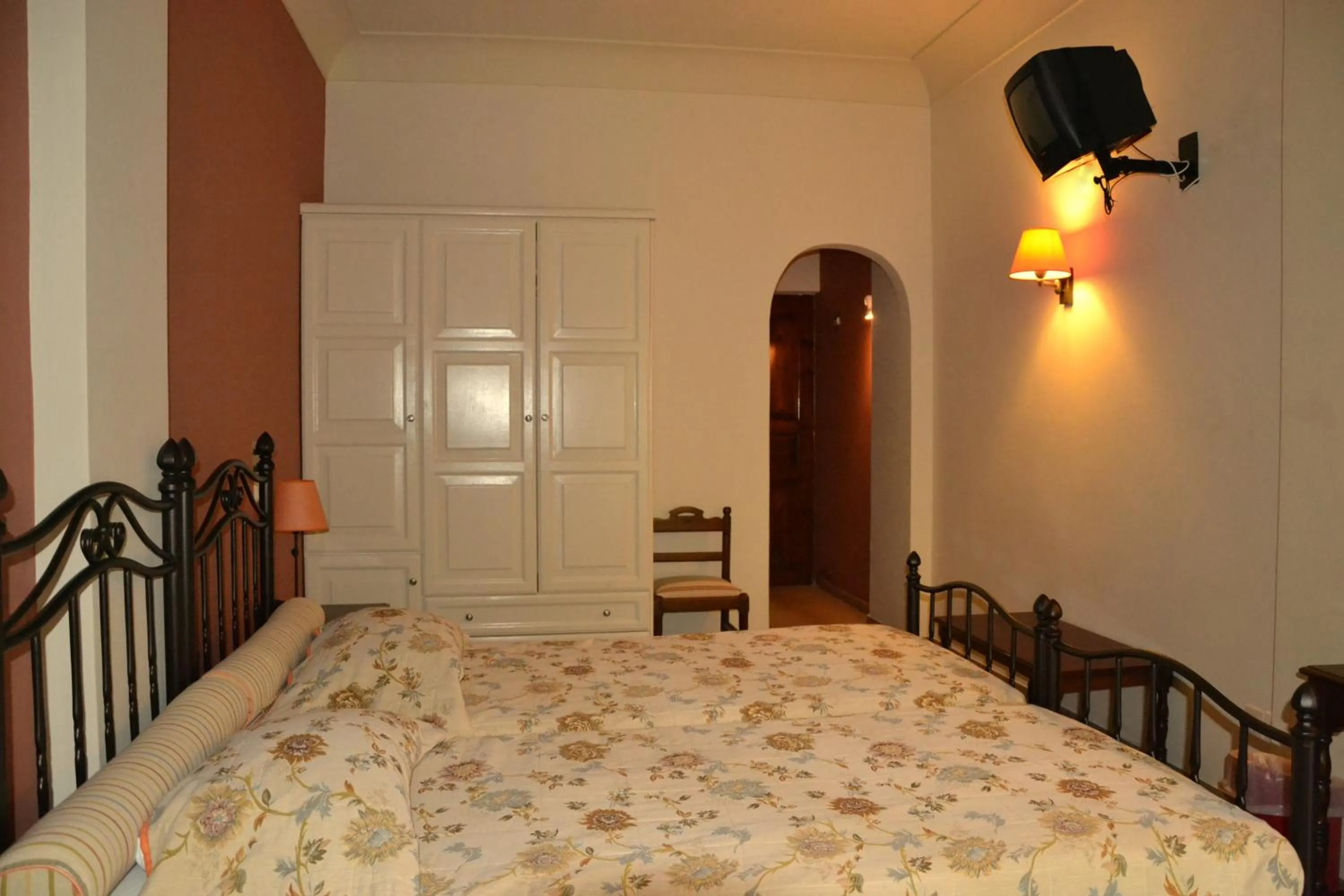 Bed in Zephyros Hotel