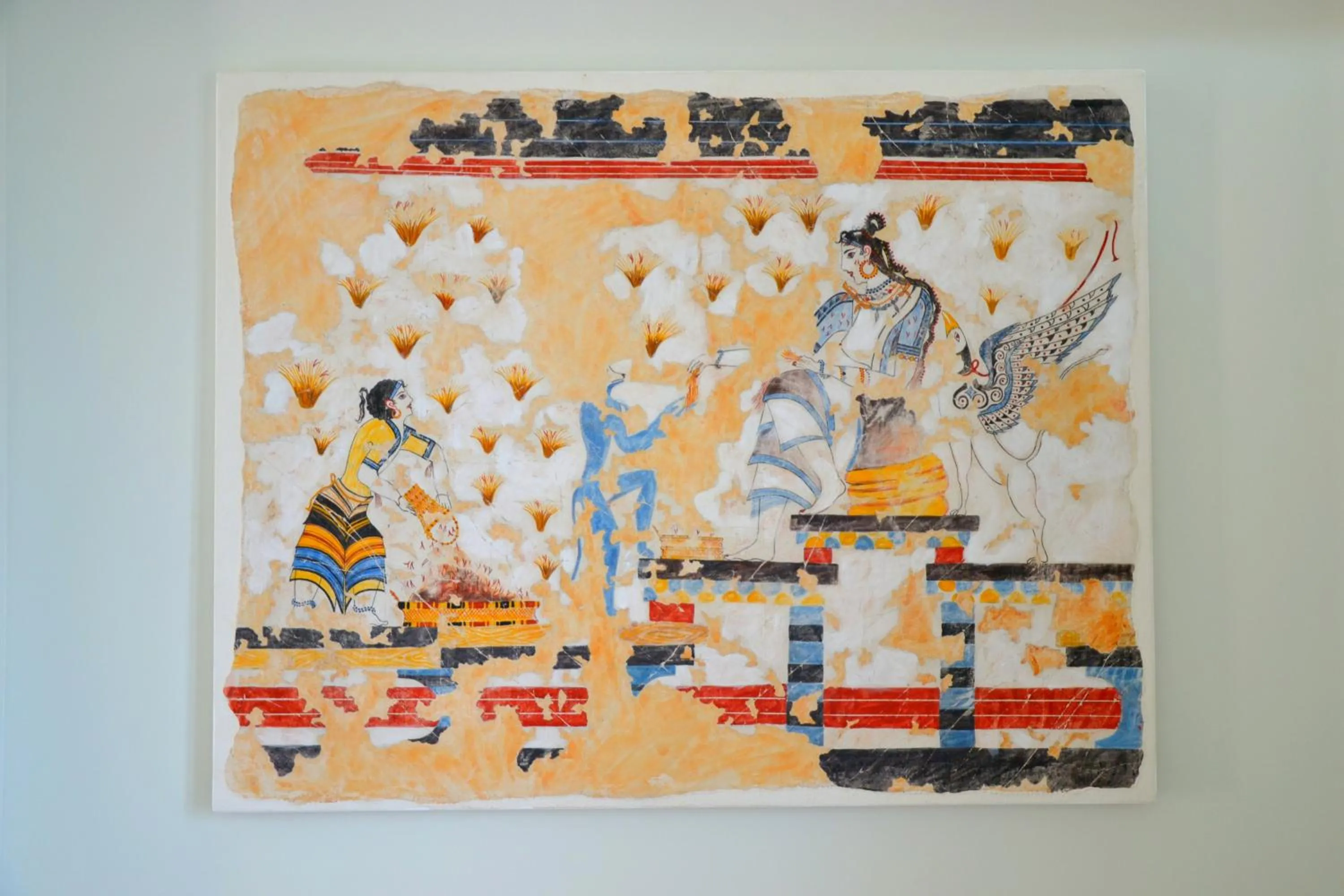 Decorative detail in Zephyros Hotel