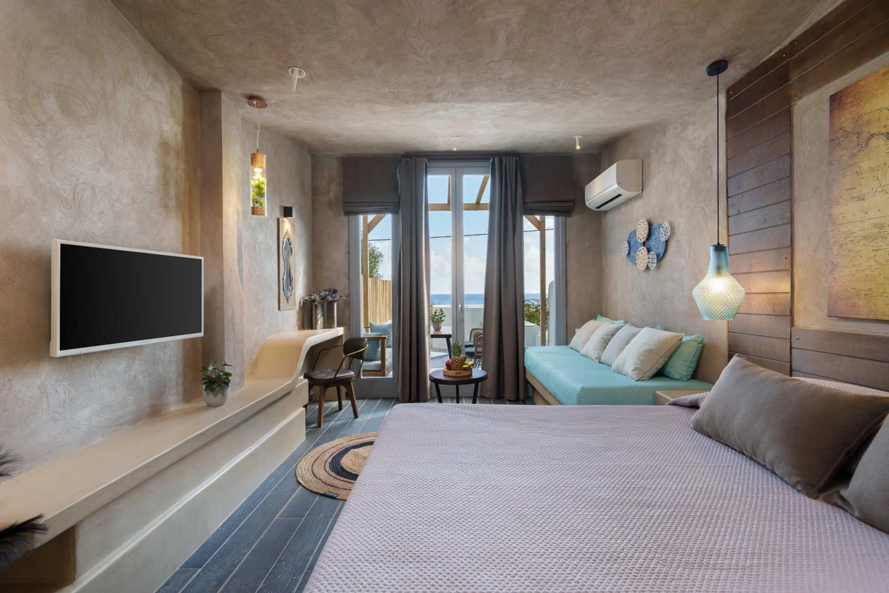 Communal lounge/ TV room, Bed in Elixir Del Mar on the Beach