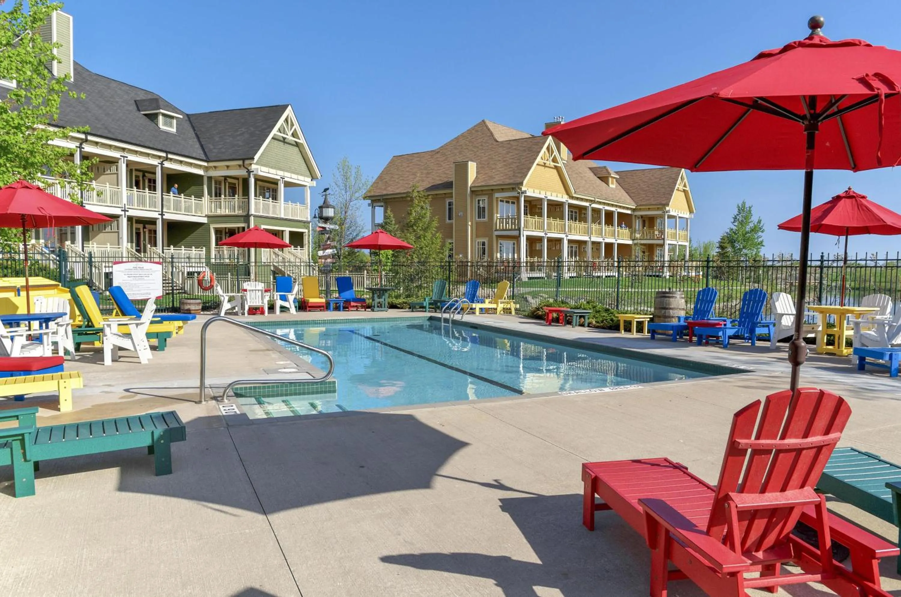Pool view in Hilton Grand Vacations Club Blue Mountain Canada