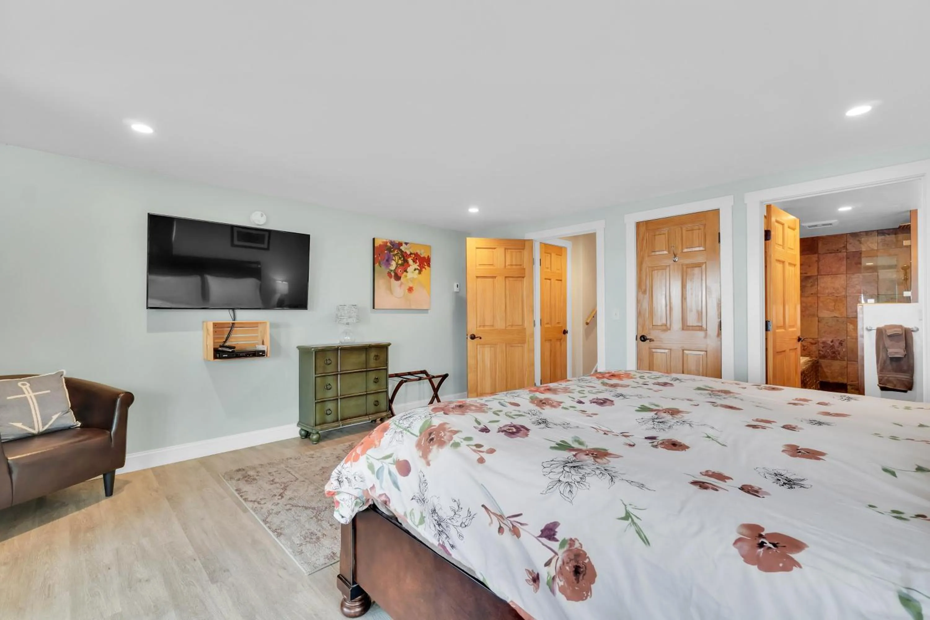 Bed in Lakeshore Vermont