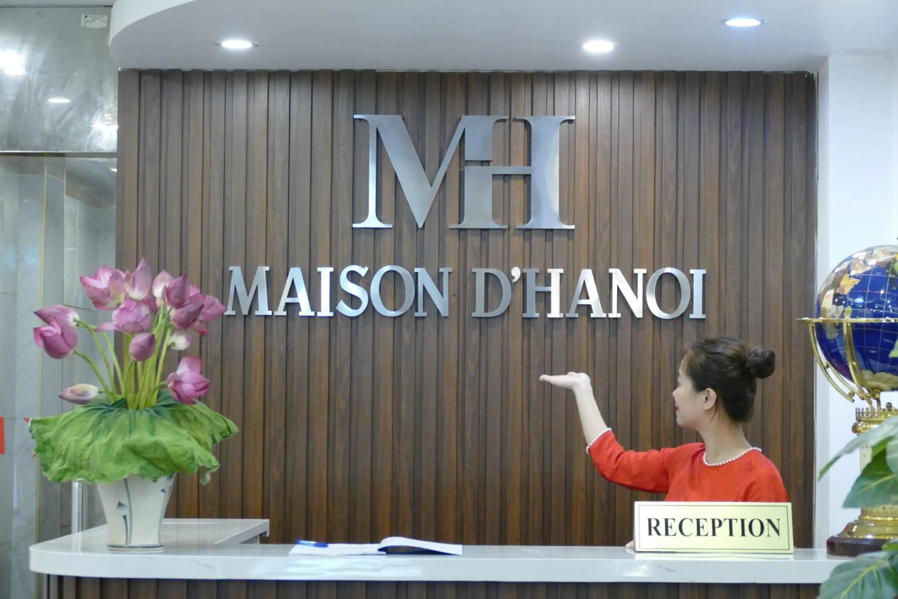 Lobby or reception in Maison d'Hanoi Hotel