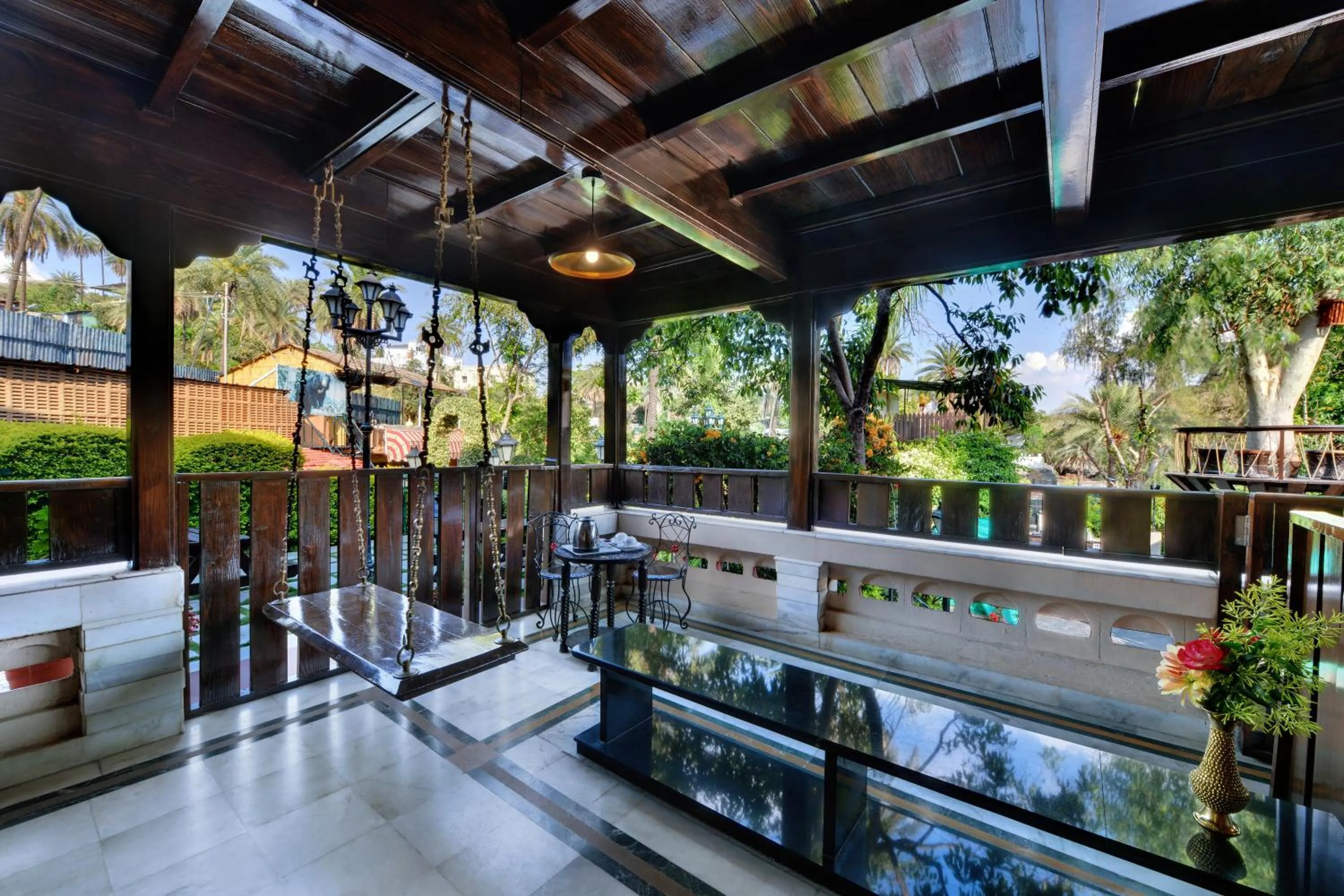 Garden view in Chacha Inn The Garden Retreat