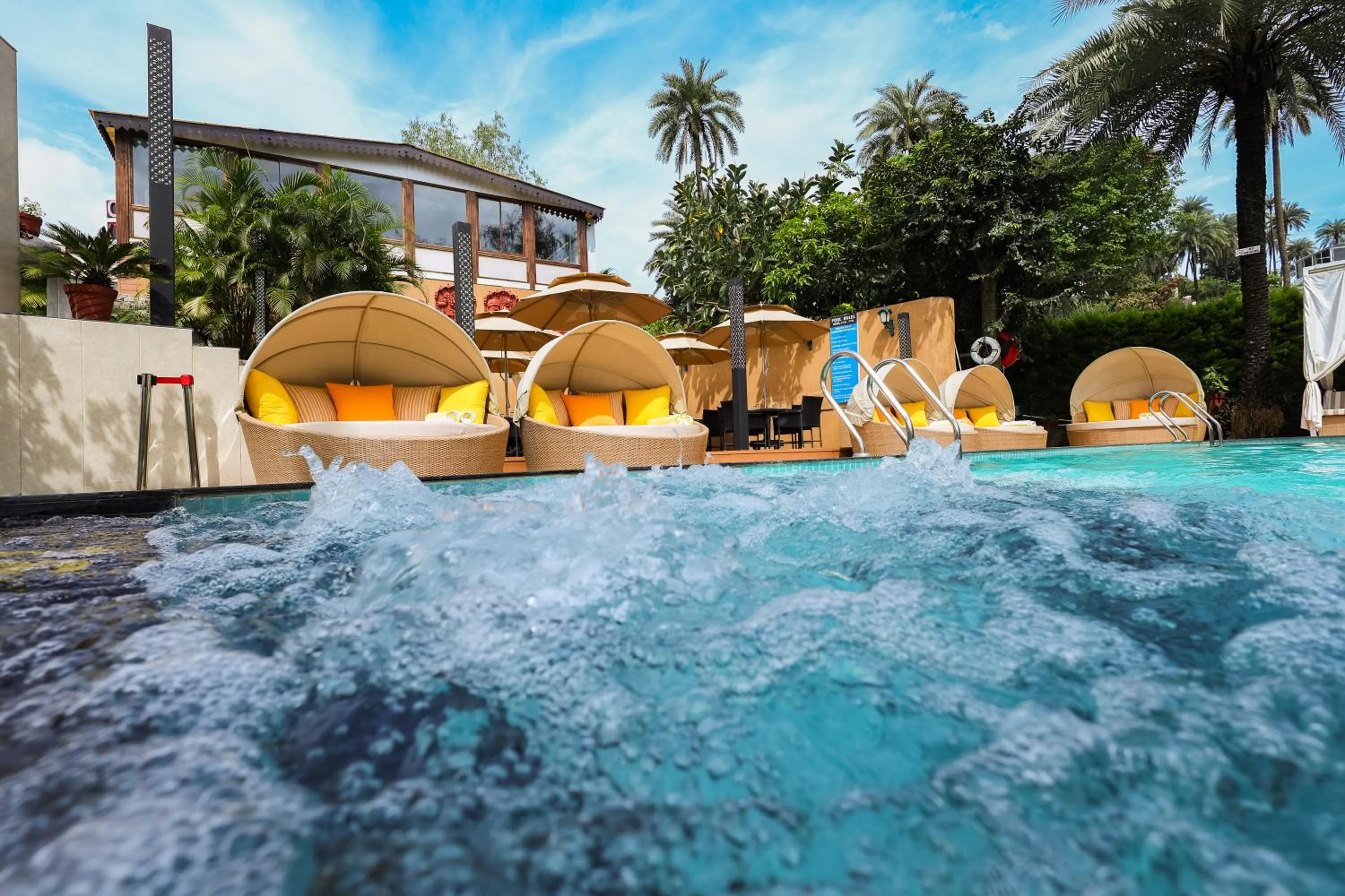 Swimming pool in Chacha Inn The Garden Retreat