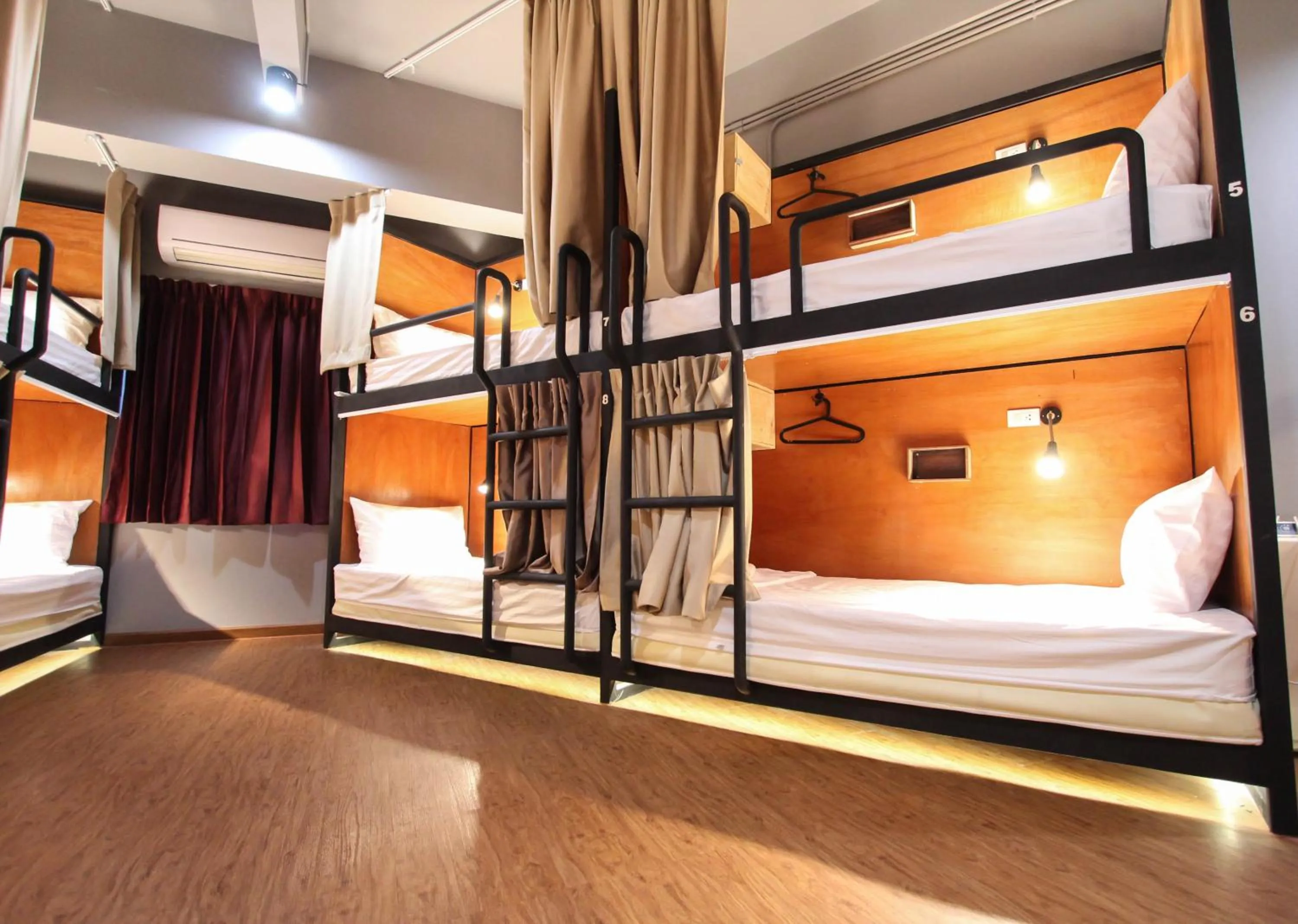 bunk bed in ThongLor Travellers Hostel and Cafe